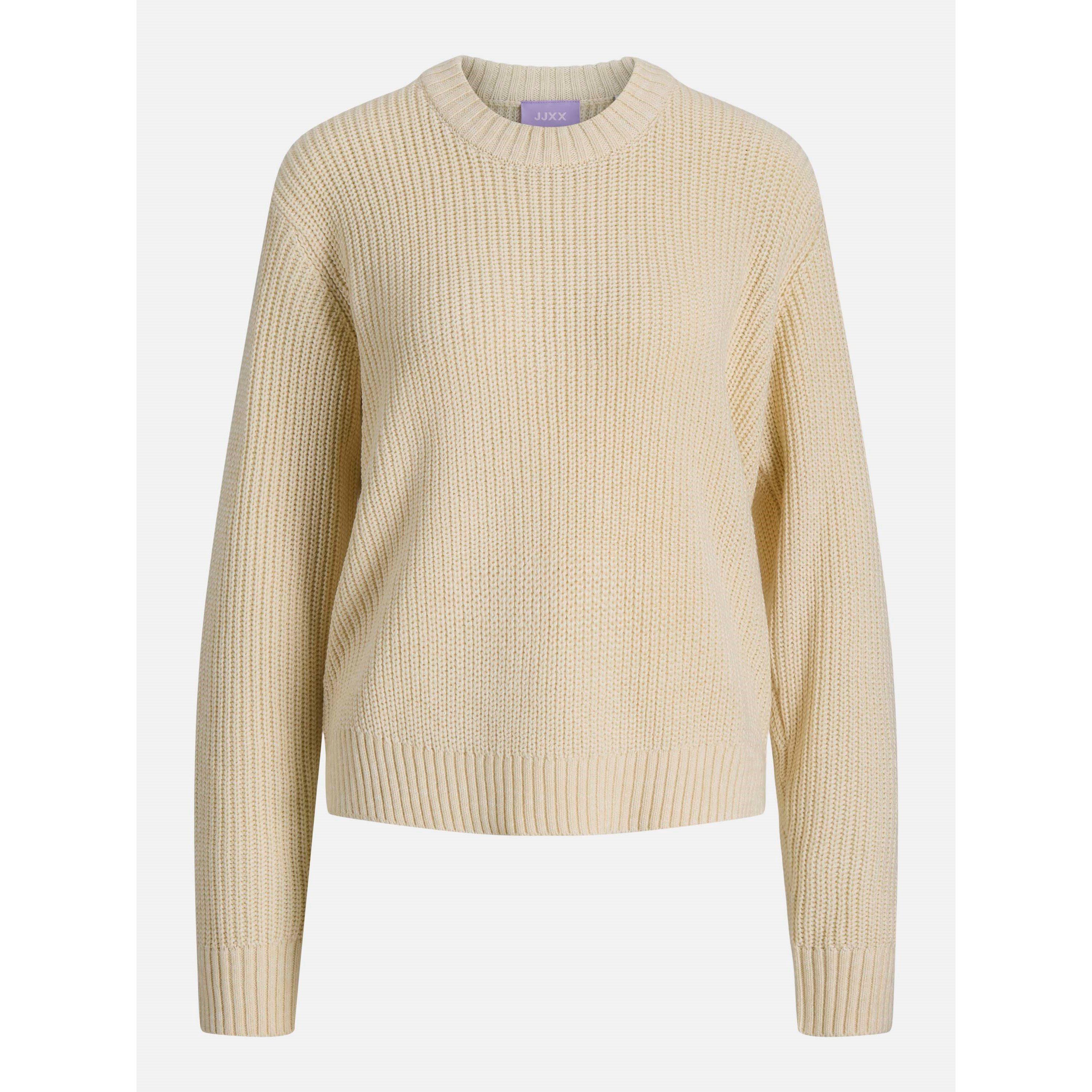 Jjxx Women's Global Knitted Crew Neck Jumper - Moonbeam - 10 (S)