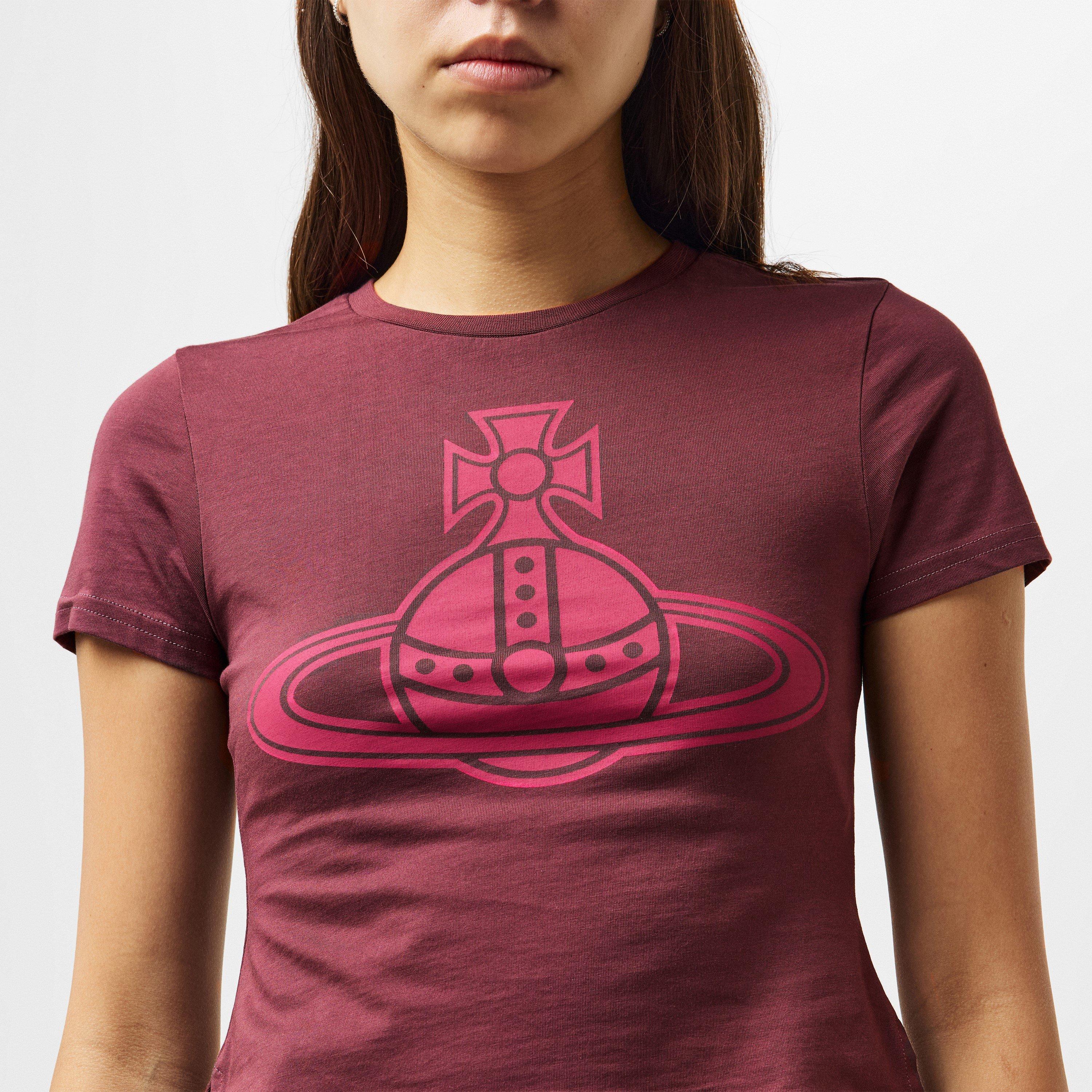 Burgundy - Vivienne Westwood - Women's Viv Paris Baby Tee - 5
