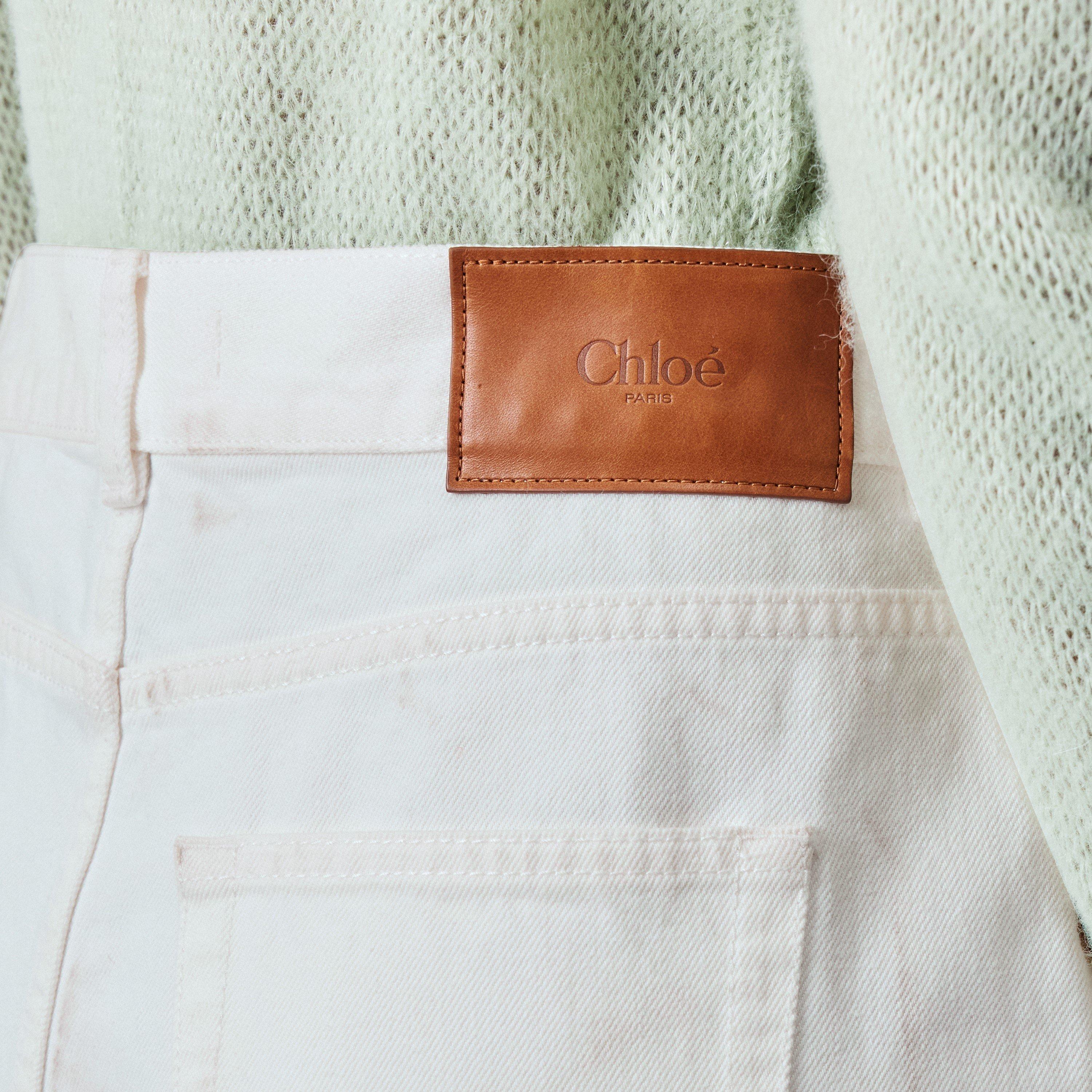 White - Chloe - Women's Flare Bootcut Jeans - 5