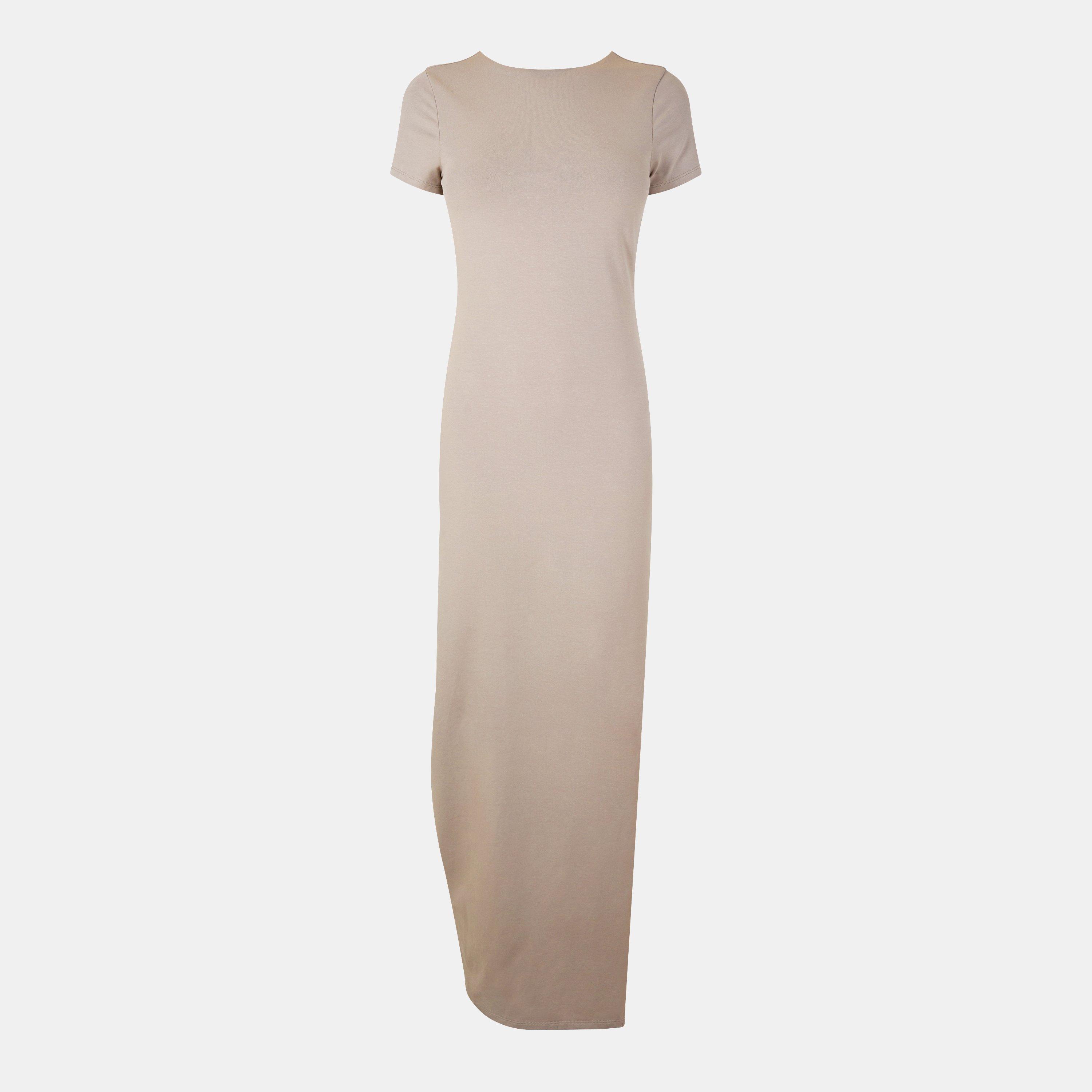 Taupe - Jack Wills - Women's JW Scoop Back Maxi Dress - 1