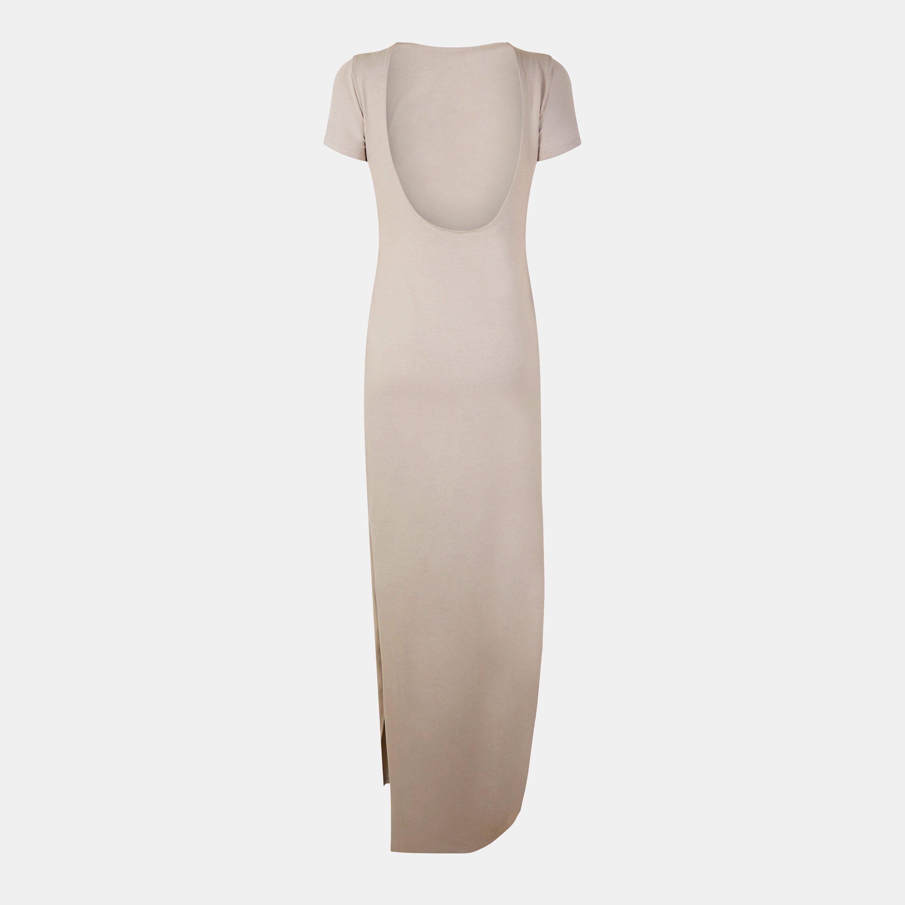 Taupe - Jack Wills - JW Scoop Back Maxi Dress - 2