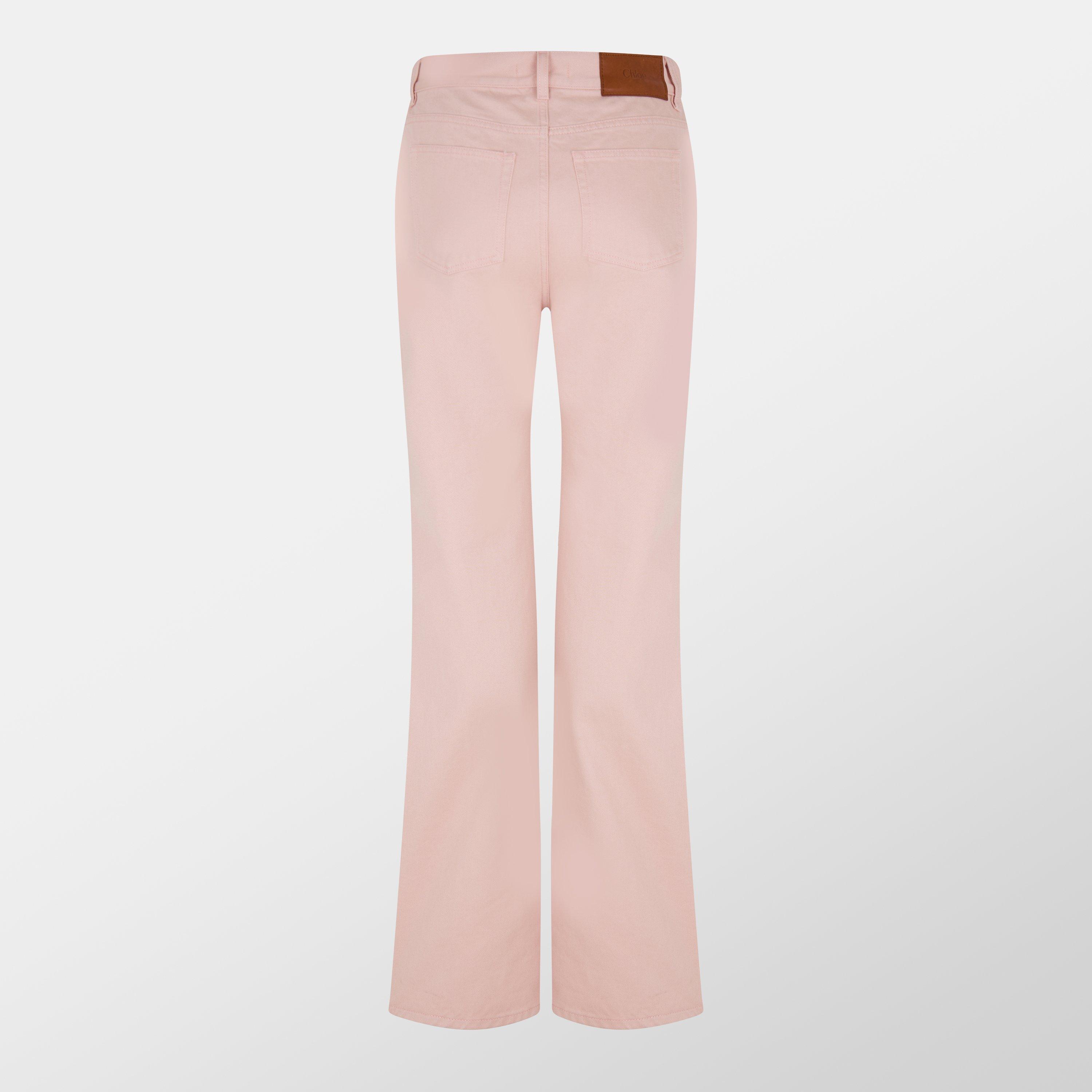 Airy Pink - Chloe - Women's Flared Bootcut Jeans - 2