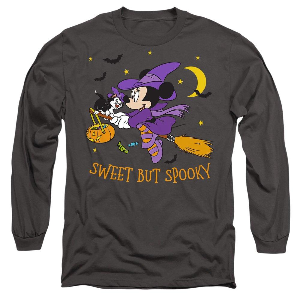 Charcoal - Disney - Minnie Mouse Spooky Witch Long Sleeve T-Shirt Cha - 1