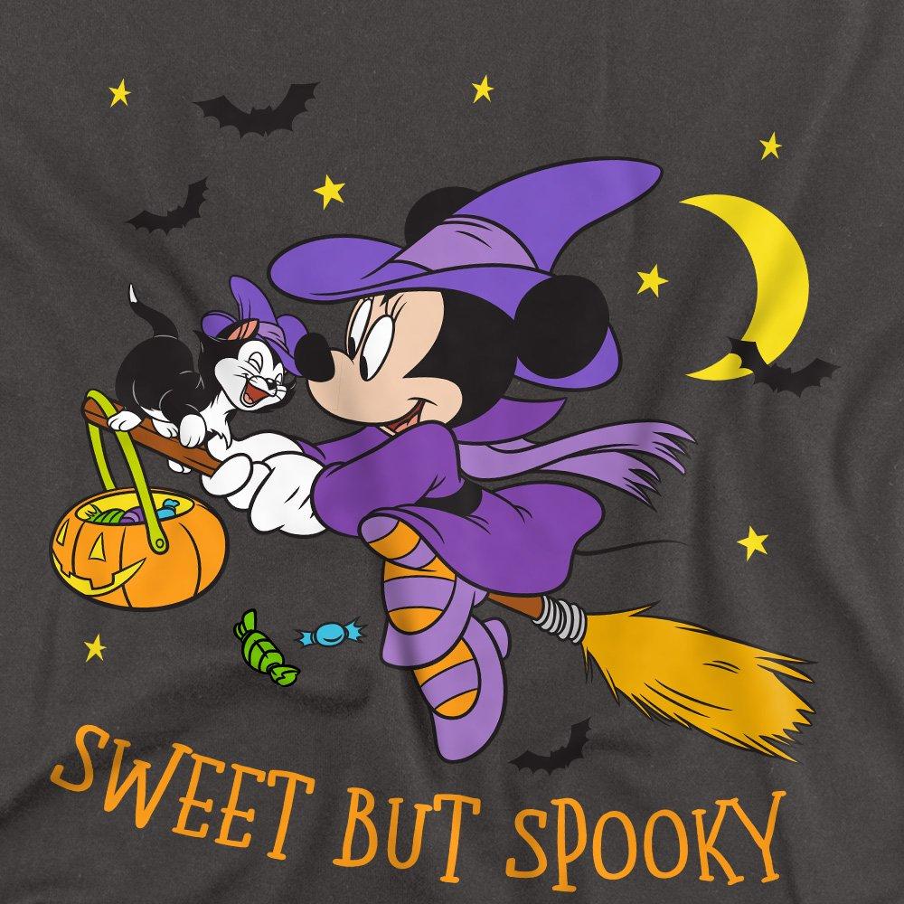 Charcoal - Disney - Minnie Mouse Spooky Witch Long Sleeve T-Shirt Cha - 2