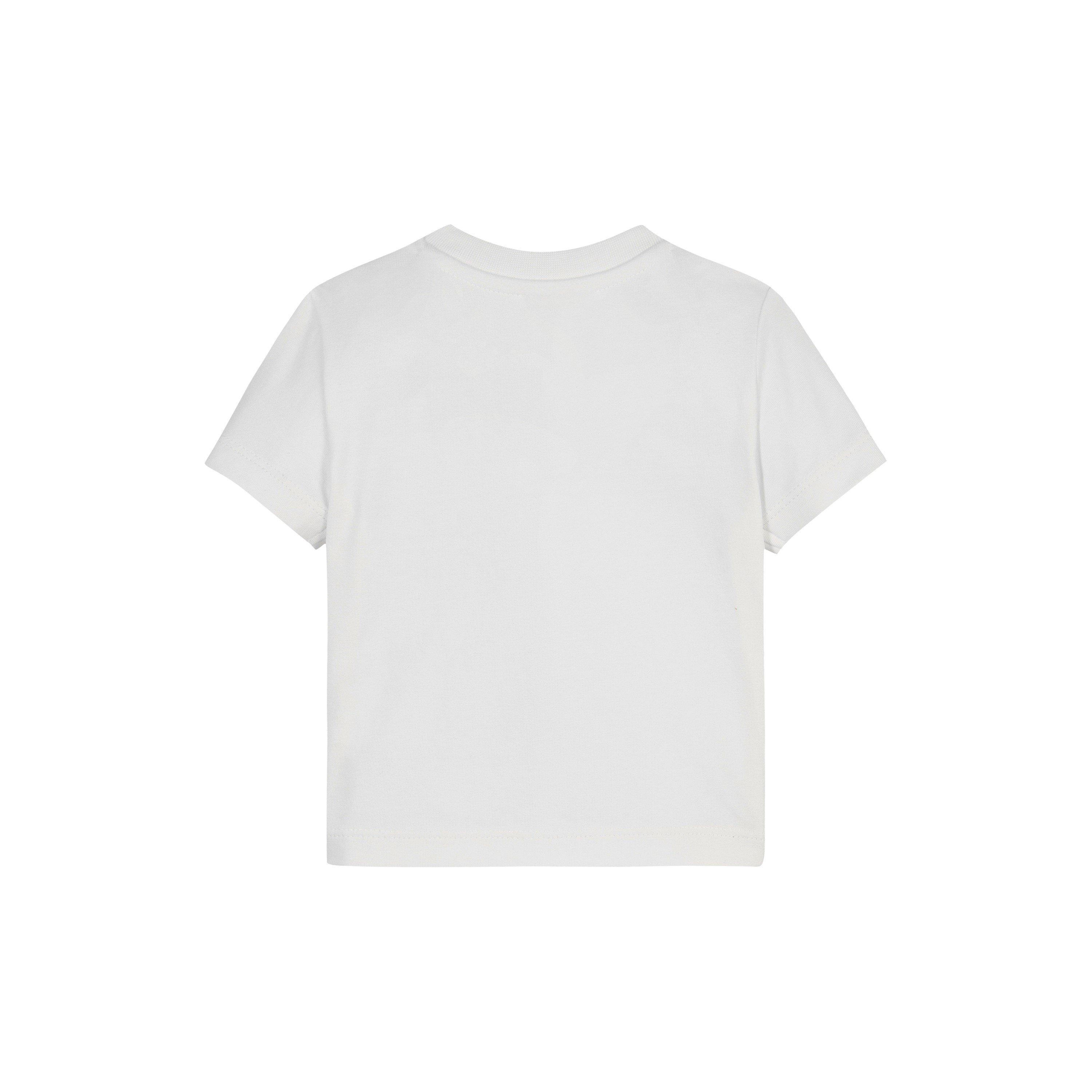 White YAF - Calvin Klein Jeans - Unisex Kids' Monogram Short-Sleeve Regular Fit T-Shirt - 2