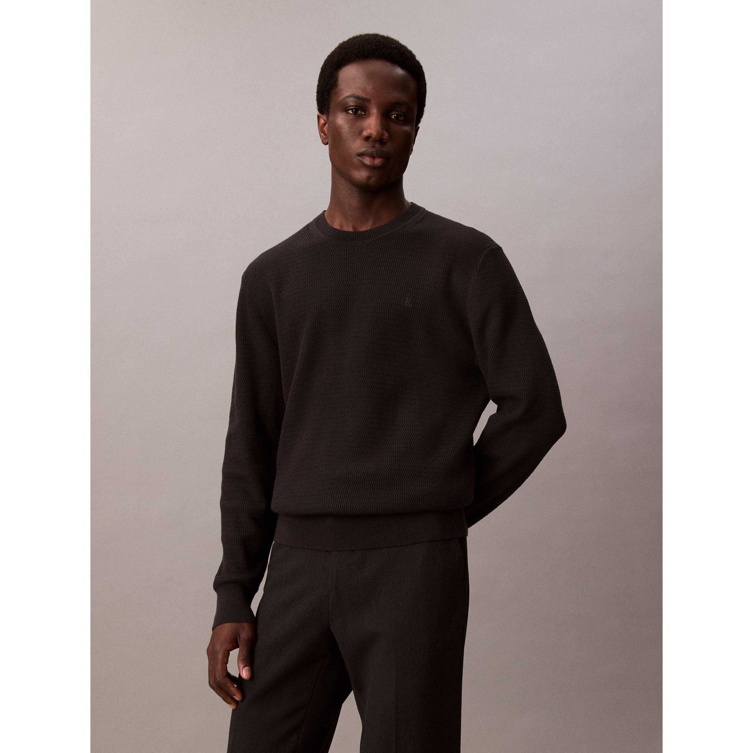 Calvin Klein Jeans Men's Crew Neck Jumper - Black - XL