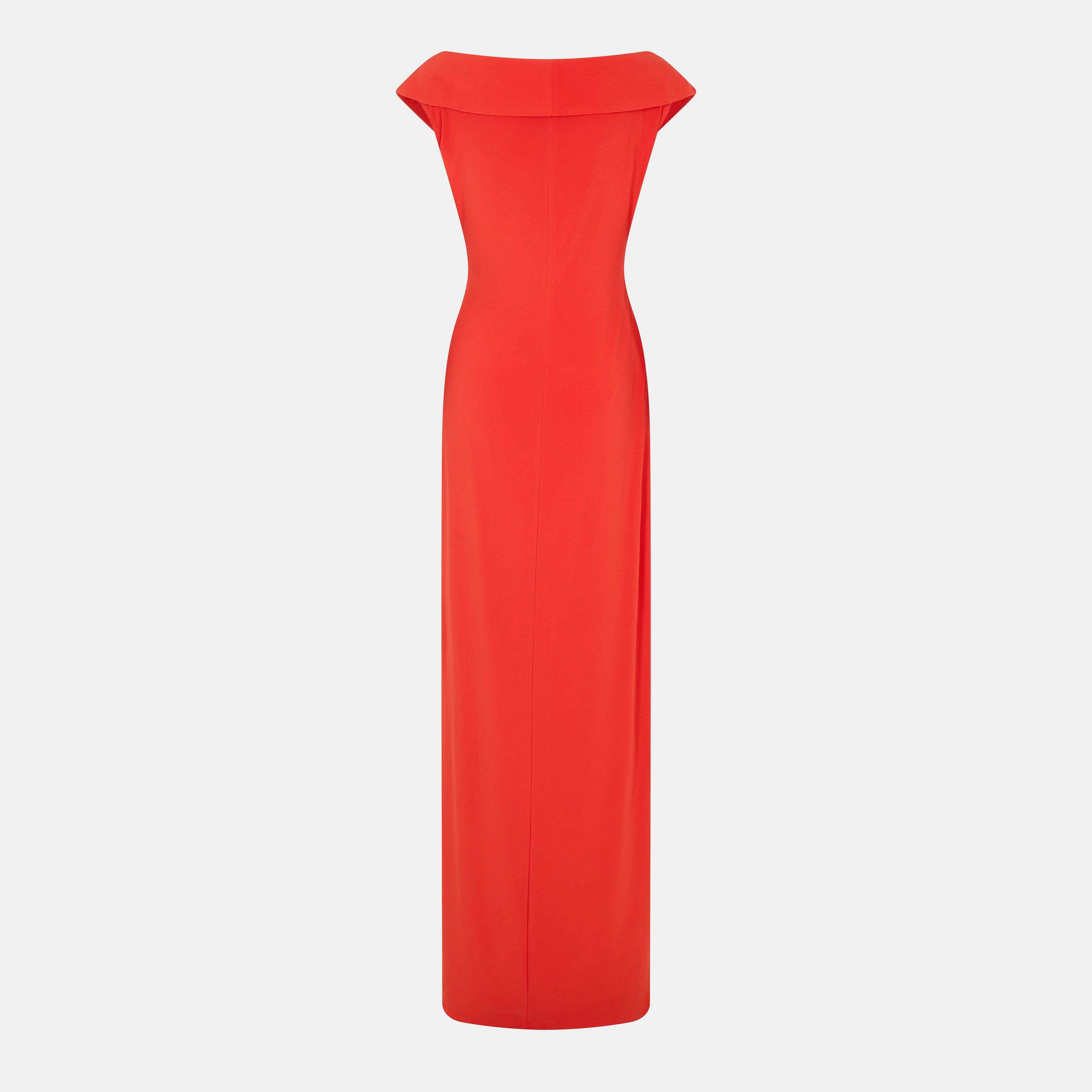 Brt Vermilion - Lauren by Ralph Lauren - Women's Real Leather Leonidas Ball Gown - 2