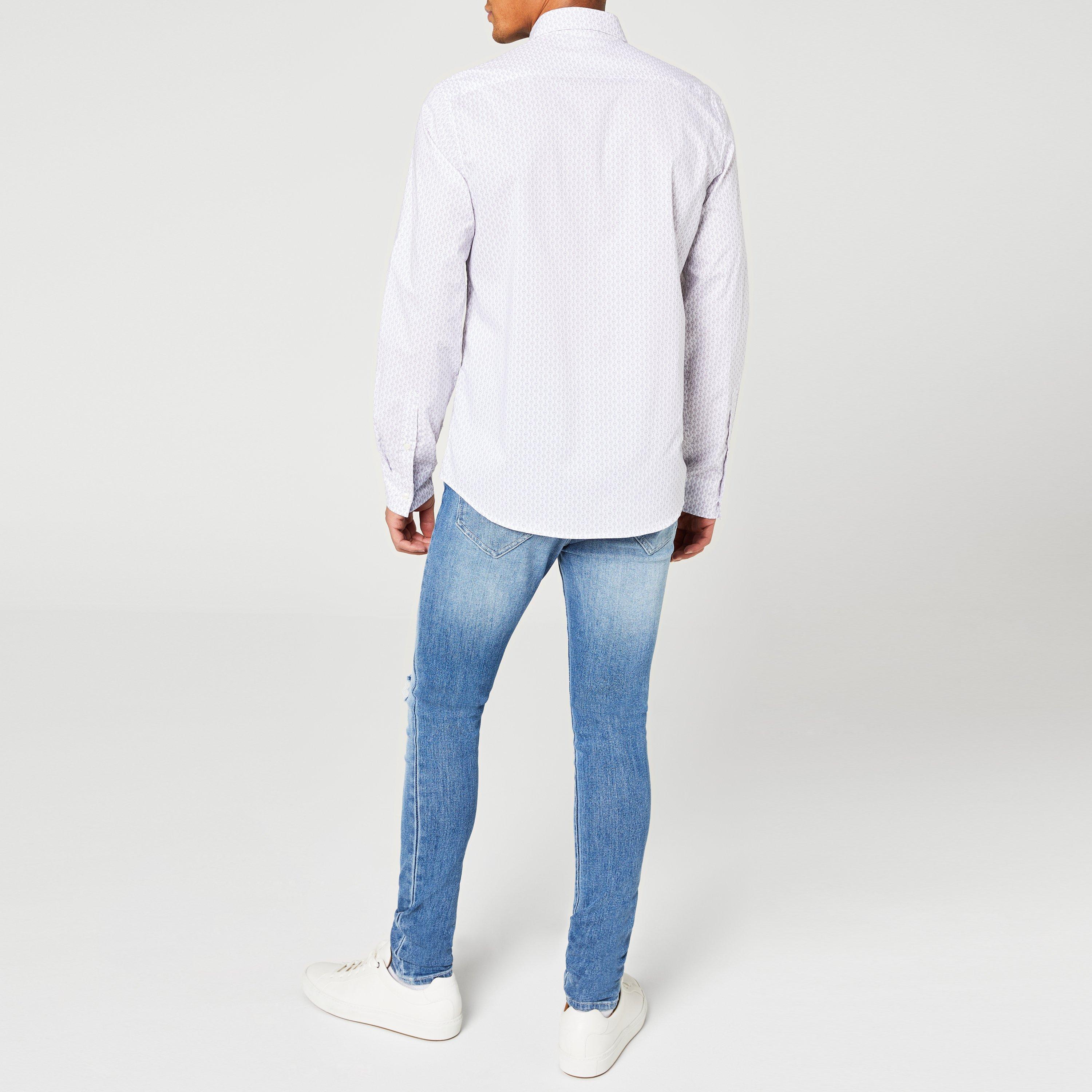 Lilac 561 - Michael Kors - Charm Stripe Shirt - 3