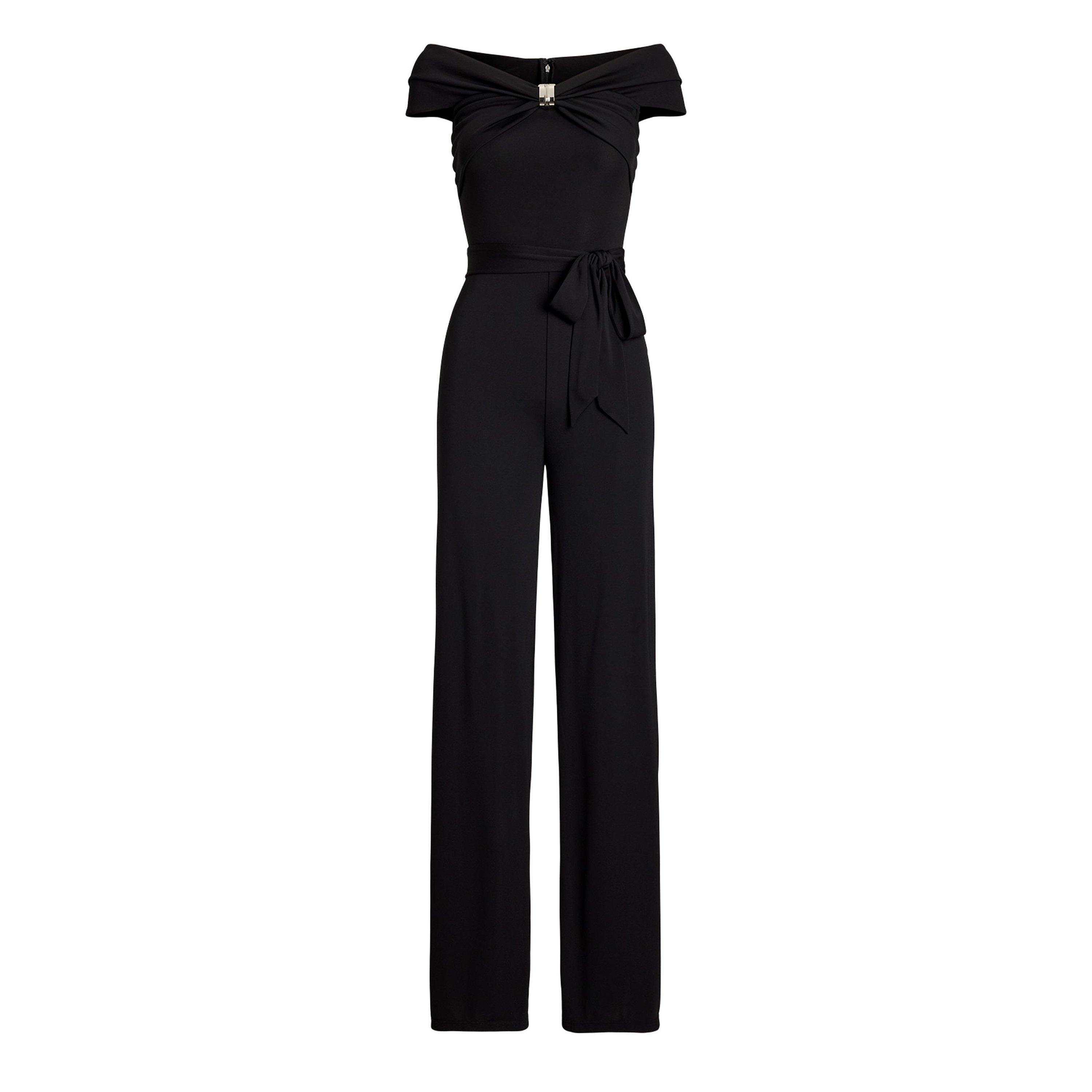 Black - Lauren by Ralph Lauren - Women's Jumpsuit - 1
