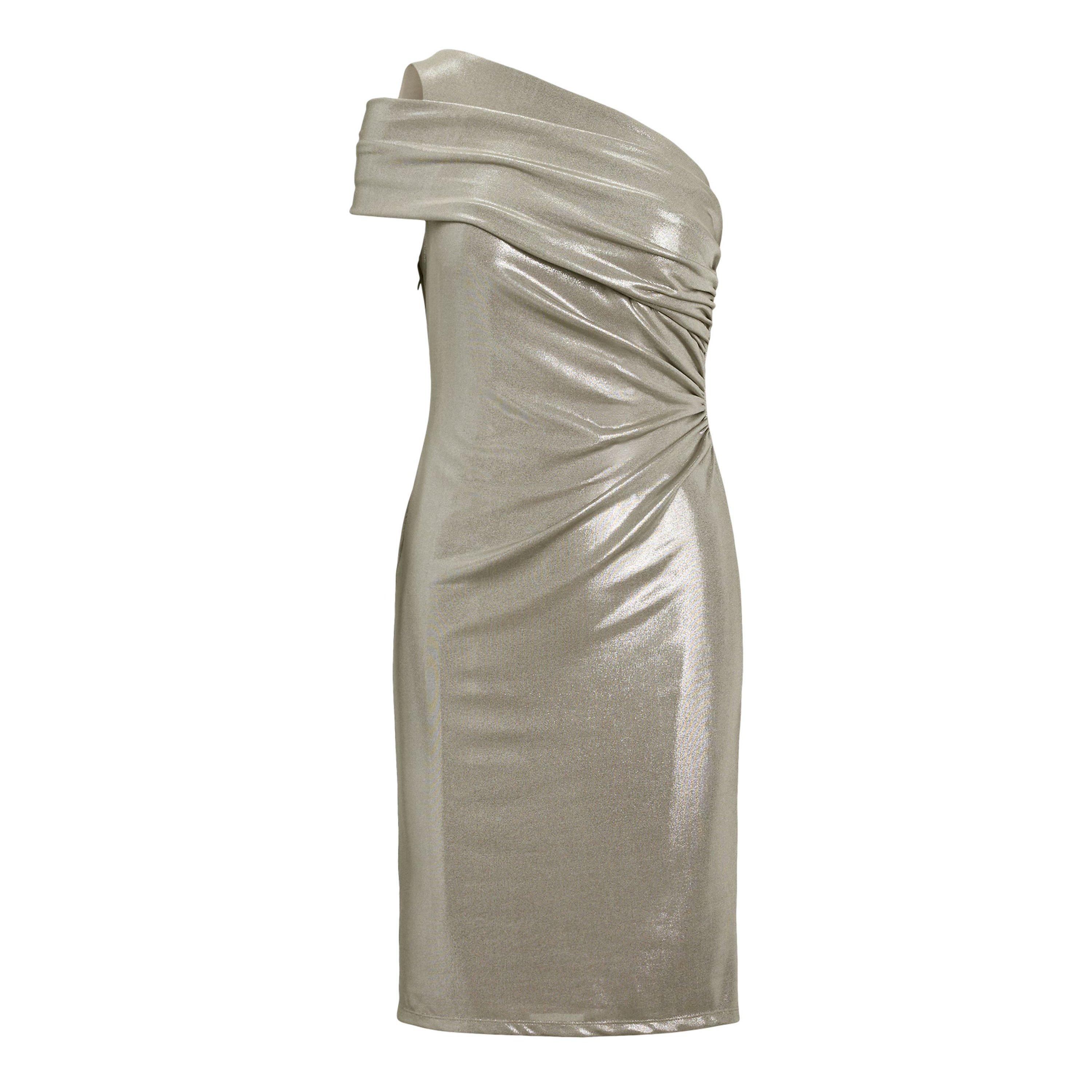 Silver Foil - Lauren by Ralph Lauren - Women's Arethusa Bodycon Dress - 1