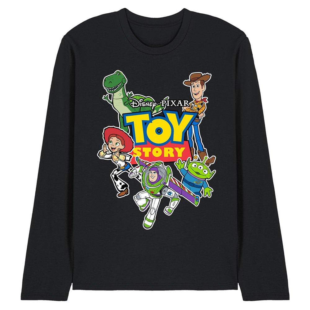 Black - Disney - Toy Story Character Cut Outs Long Sleeve T-Shirt - 1