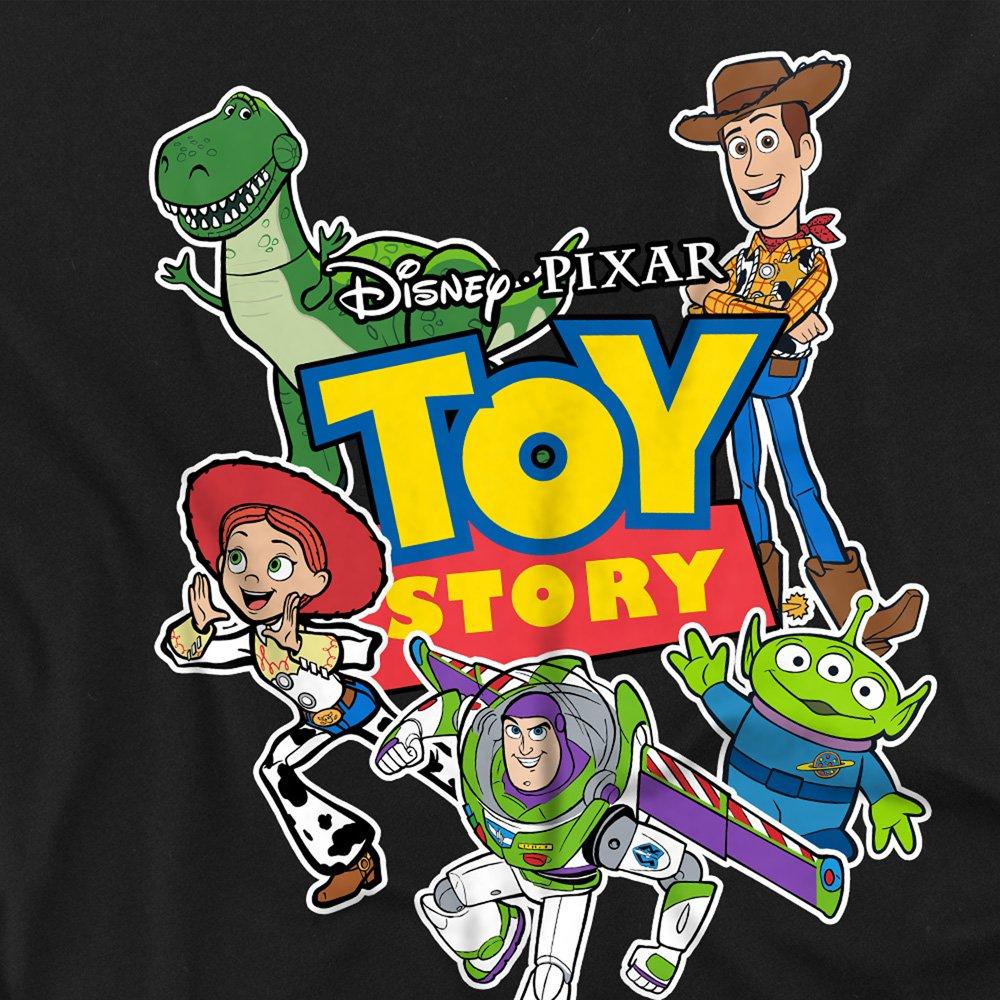 Black - Disney - Toy Story Character Cut Outs Long Sleeve T-Shirt - 2