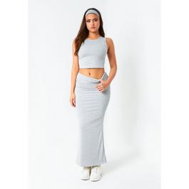 Missy Empire Fold Over Maxi Skirt