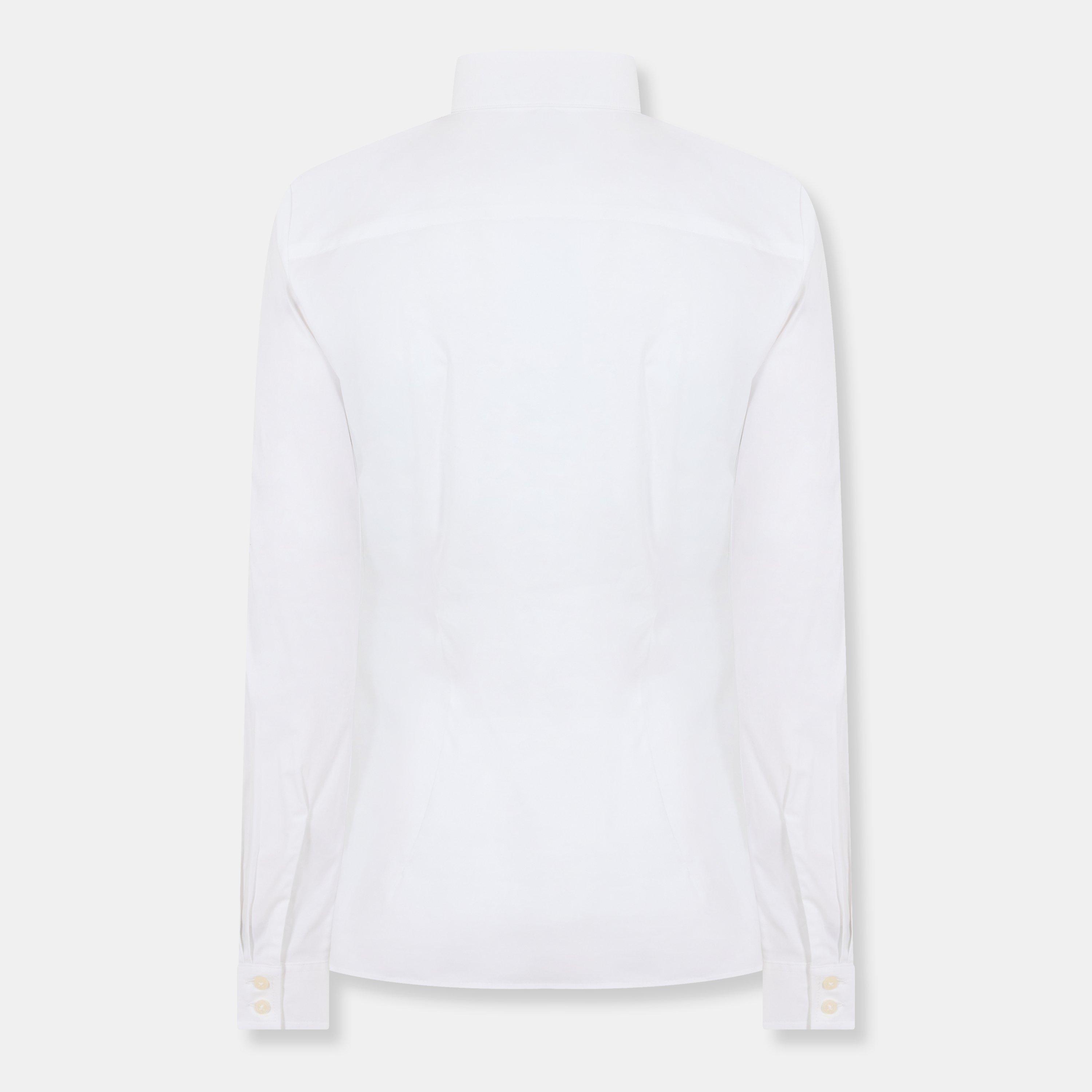 White - Musto - Stretch Ls Poplin Shirt Fw Womens - 2