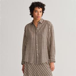 Gant Geometric Long Sleeve Shirt