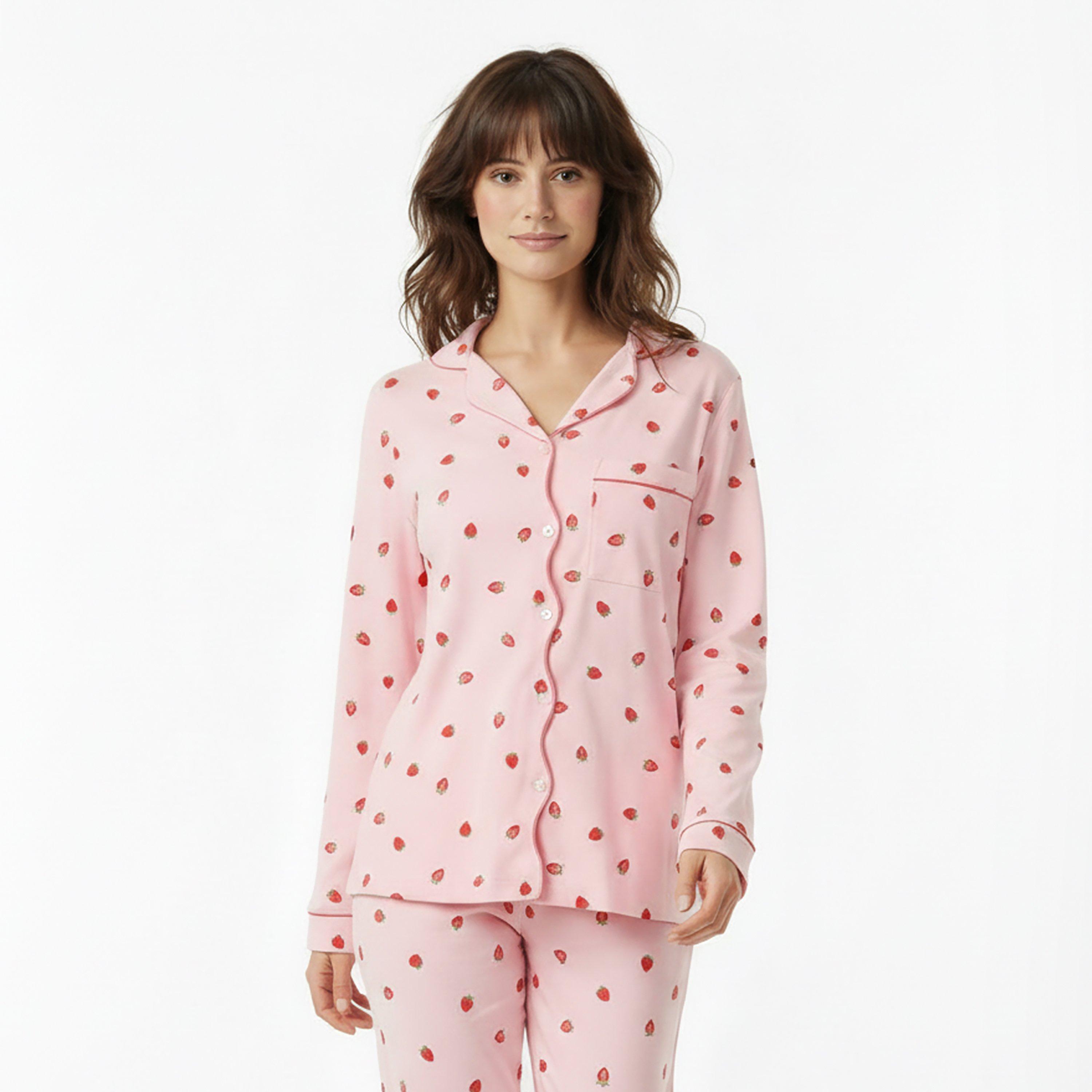 Strawberries - Chelsea Peers - Women's Modal Long Sleeve Pyjama Sets - 3