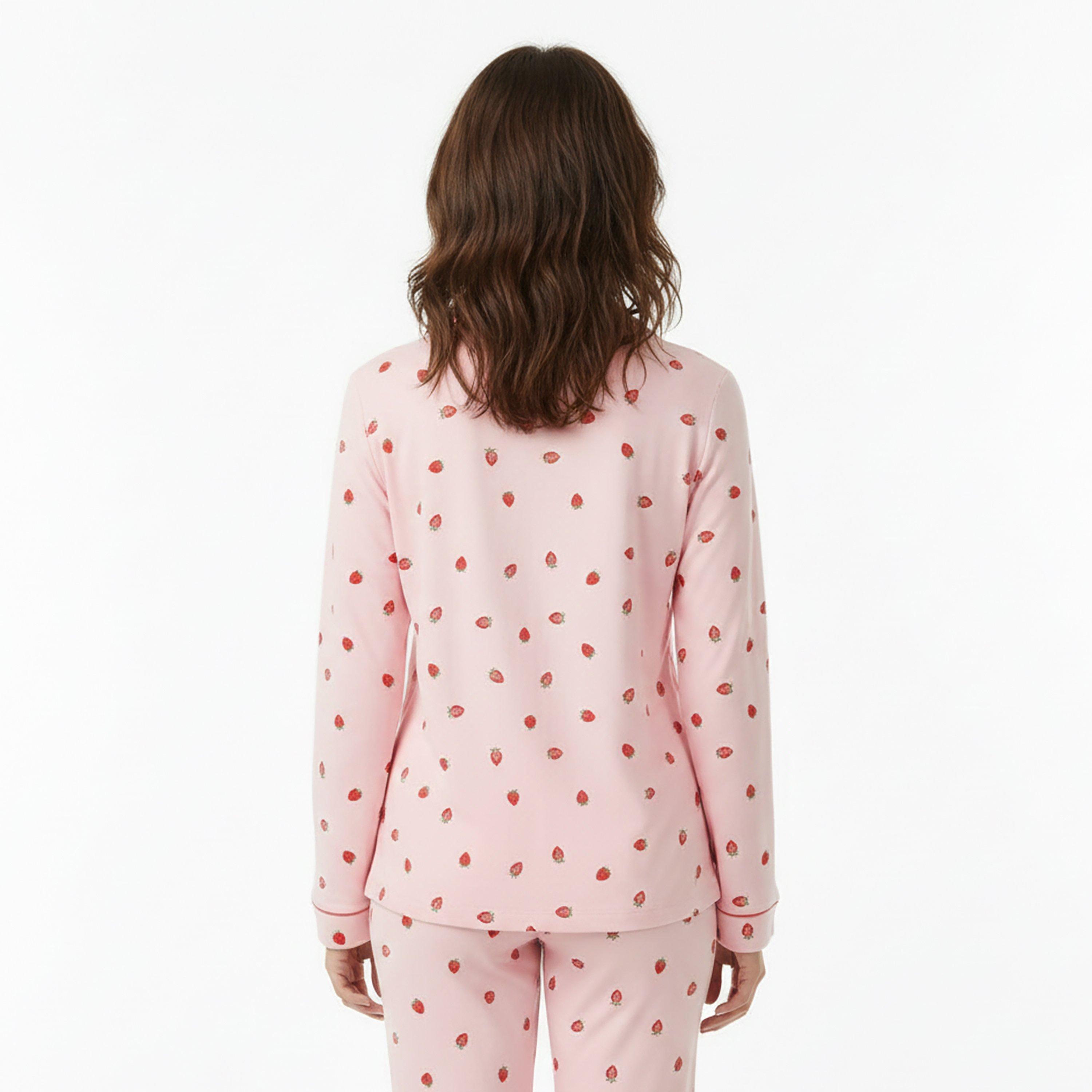 Strawberries - Chelsea Peers - Women's Modal Long Sleeve Pyjama Sets - 4