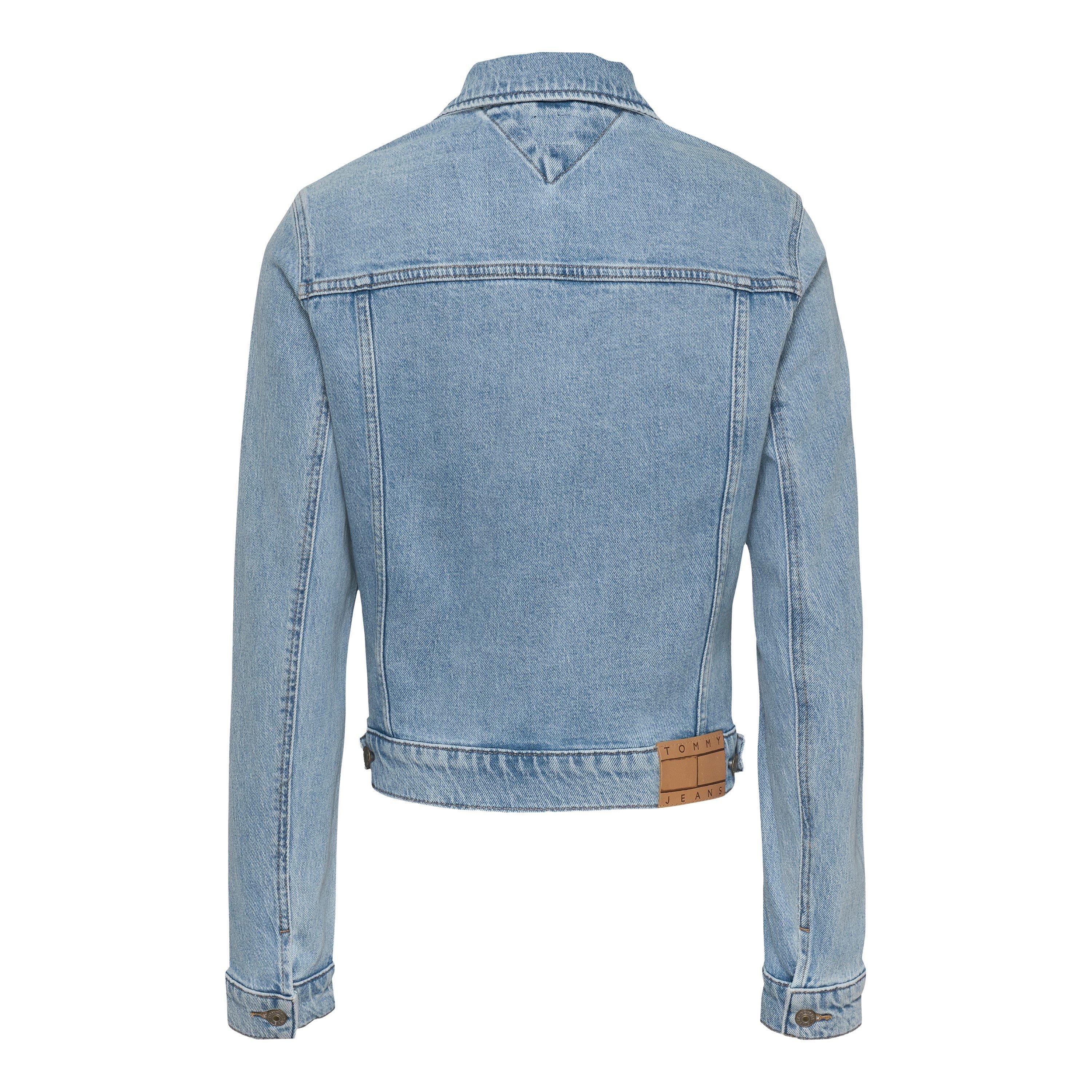 Denim Medium - Tommy Jeans - Women's Classic Trucker Structured Fit Denim Jacket - 2