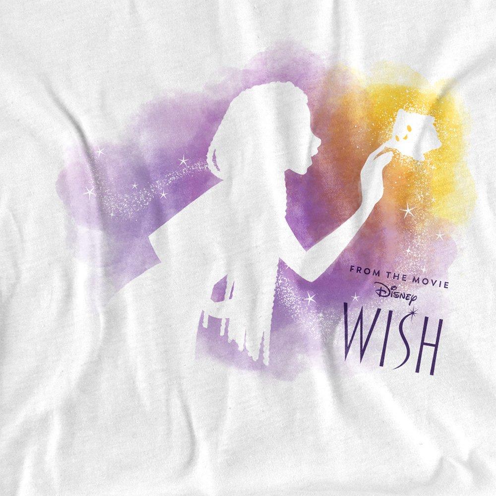 White - Disney - Wish Watercolour Star Long Sleeve T-Shirt White - 2