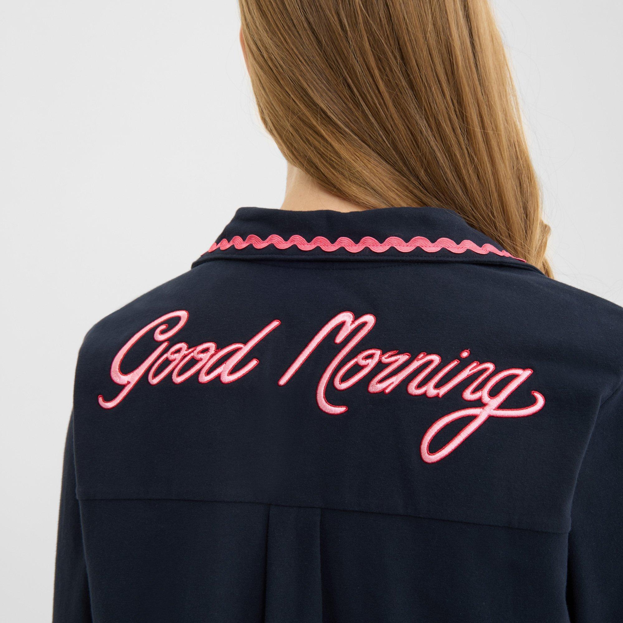 G Morning Navy - Chelsea Peers - ChelsP Wavy Trim PJs Ld62 - 5