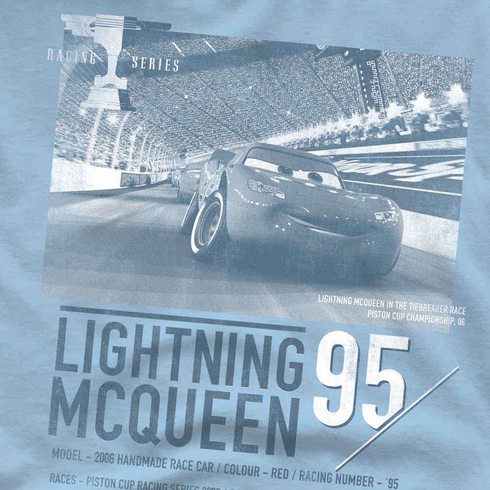 Baby Blue - Disney - Cars Lightning McQueen 195 T-Shirt Light Blue - 2