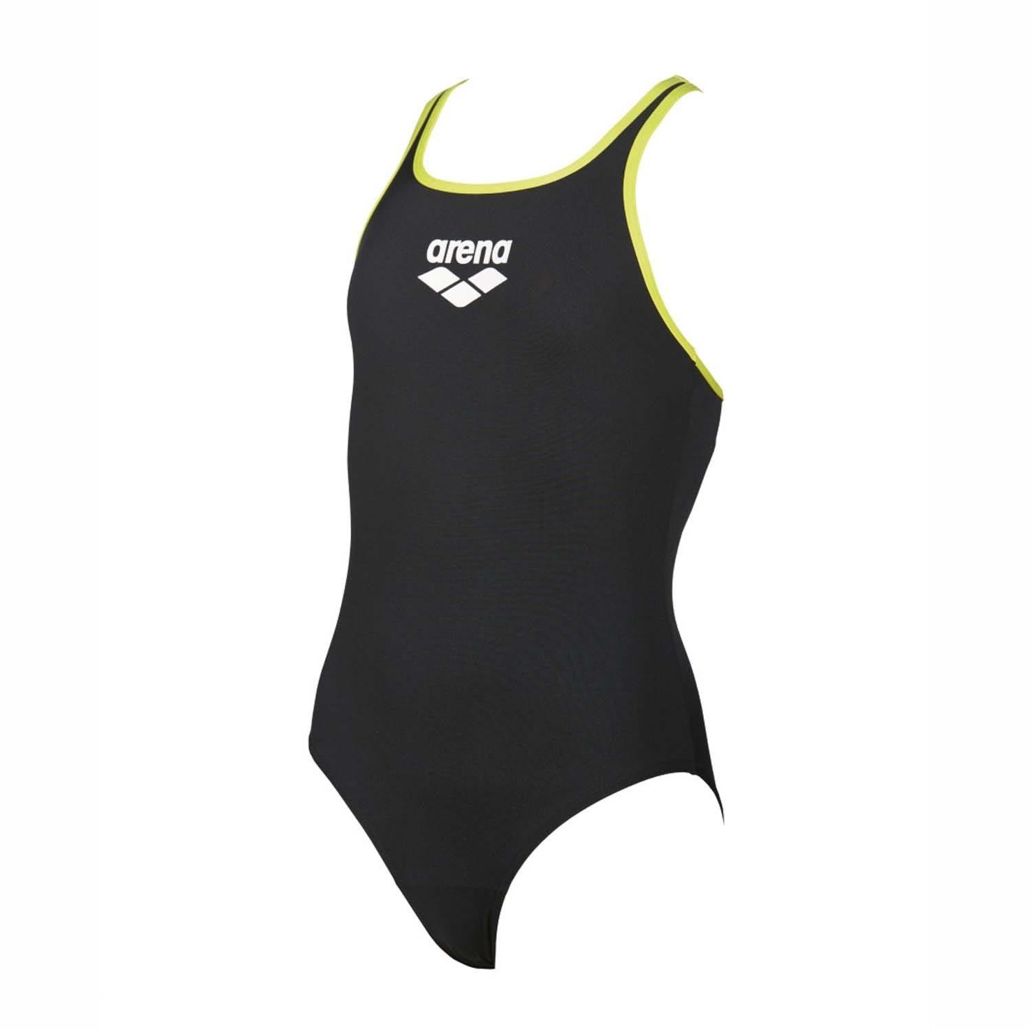 Black Green - Arena - Big Logo Swimsuit - 1