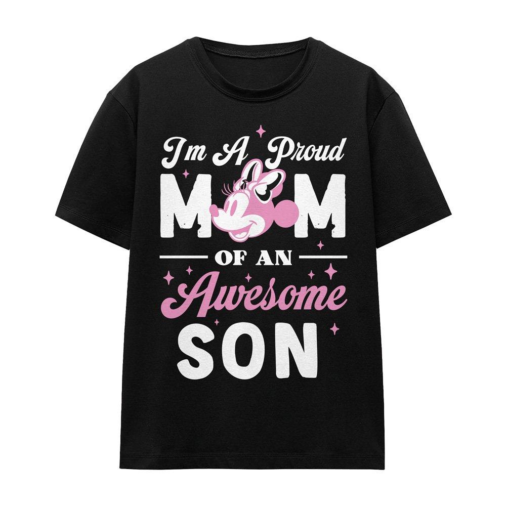 Black - Disney - Minnie Mouse Proud Mom Of An Awesome Son T-Shirt - 4
