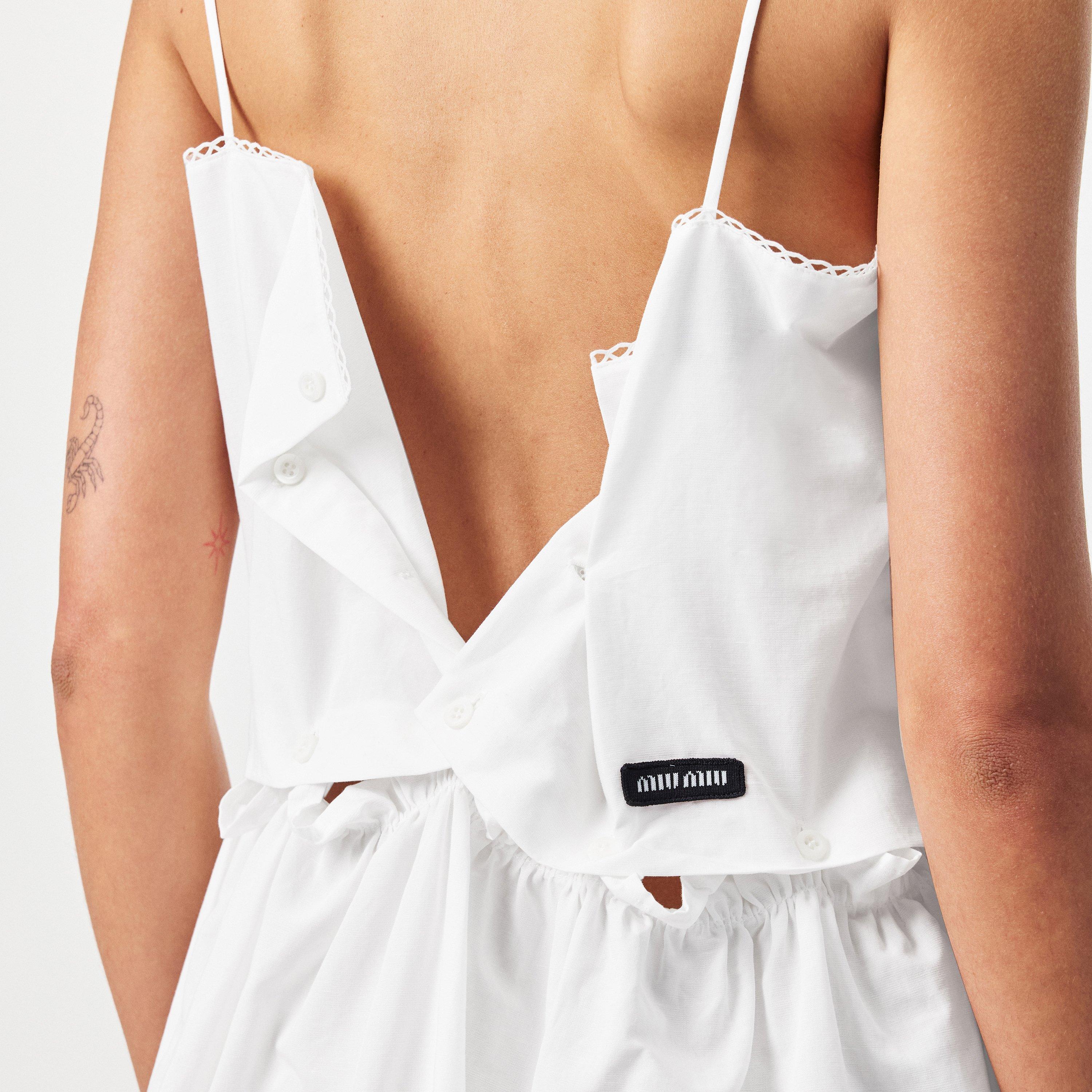 Bianco - Miu Miu - Women's A Line Dress - 4