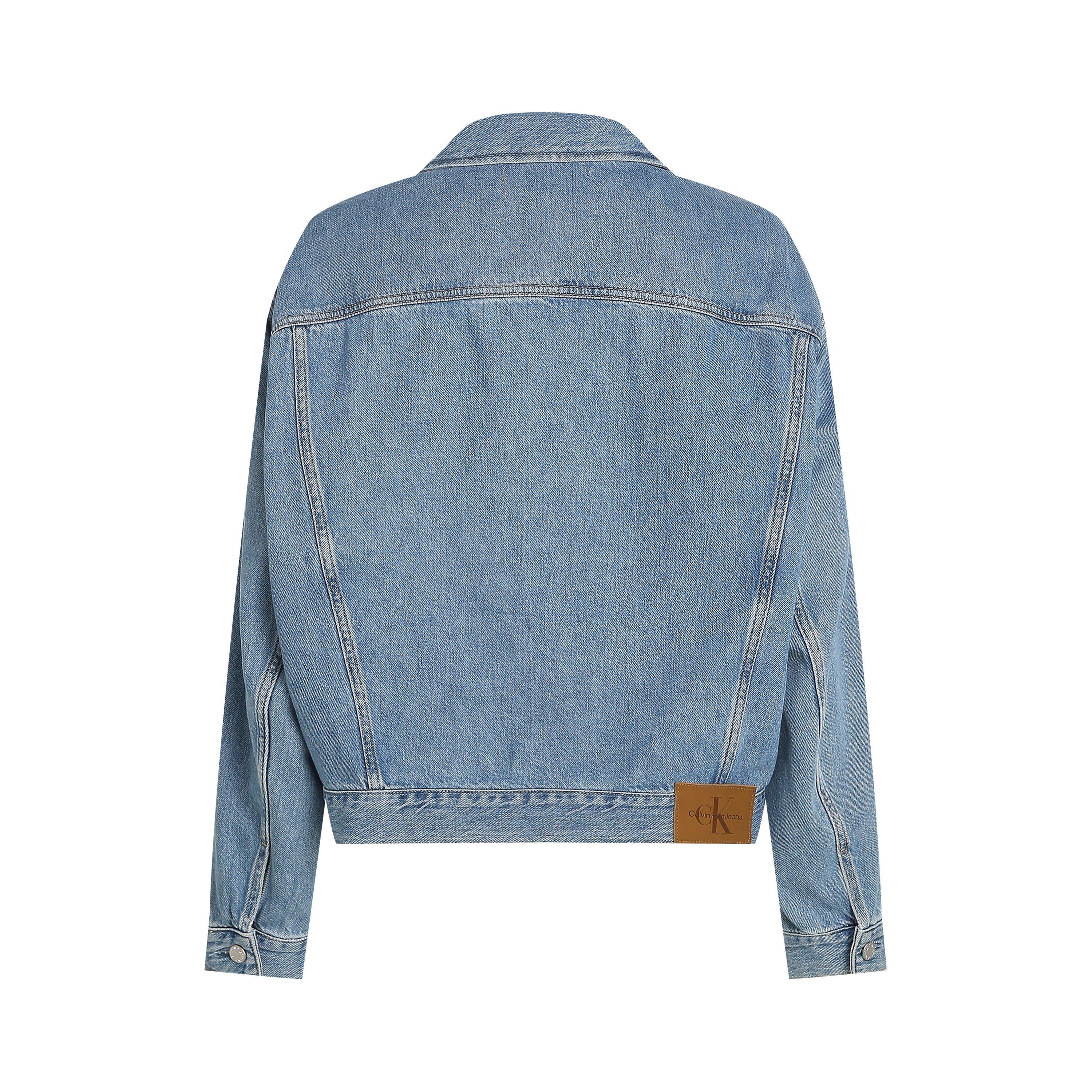 Denim claro - Calvin Klein Jeans - Women's Boxy Denim Jacket - 6