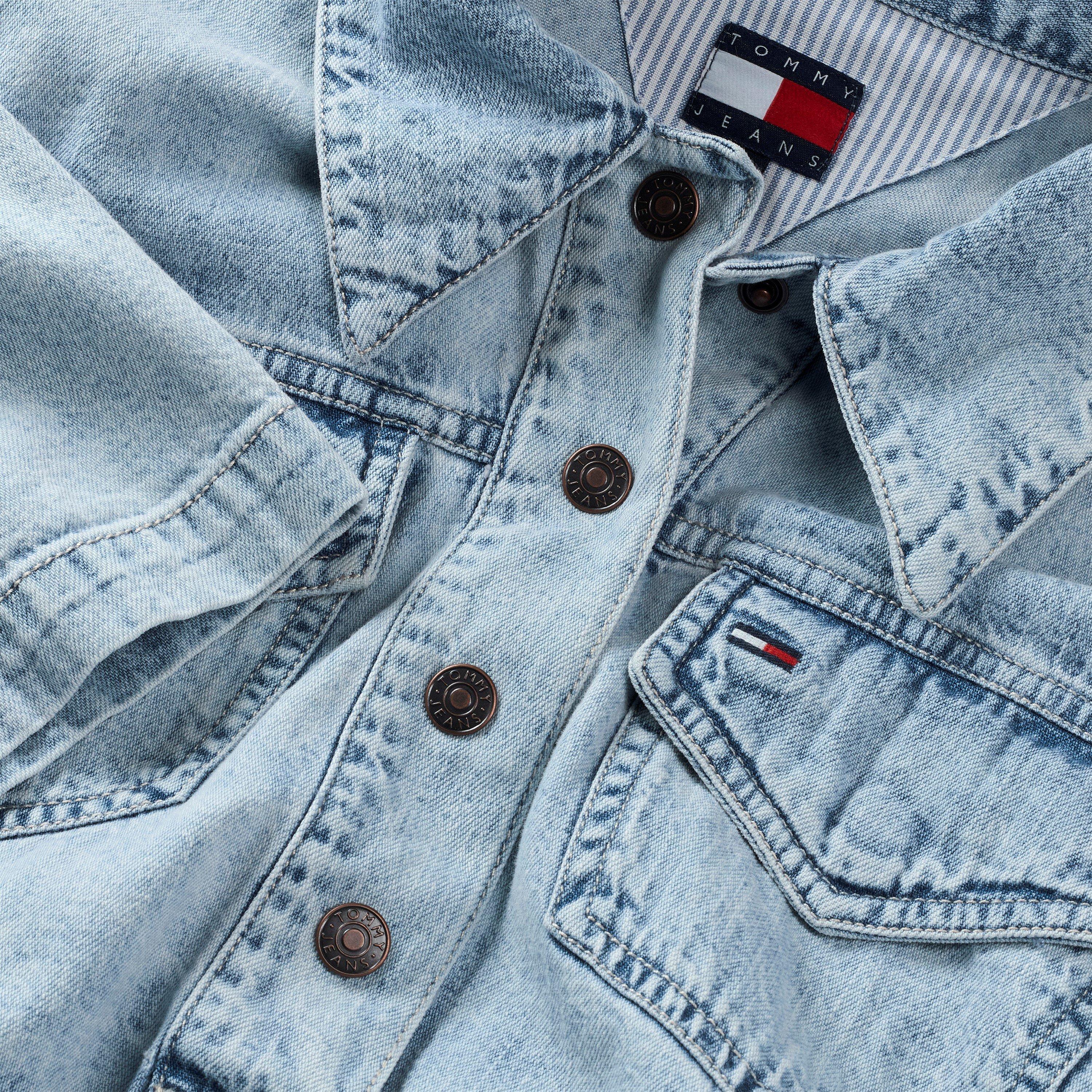 Denim Light - Tommy Jeans - Women's TJ Denim A-Line Dress - 6