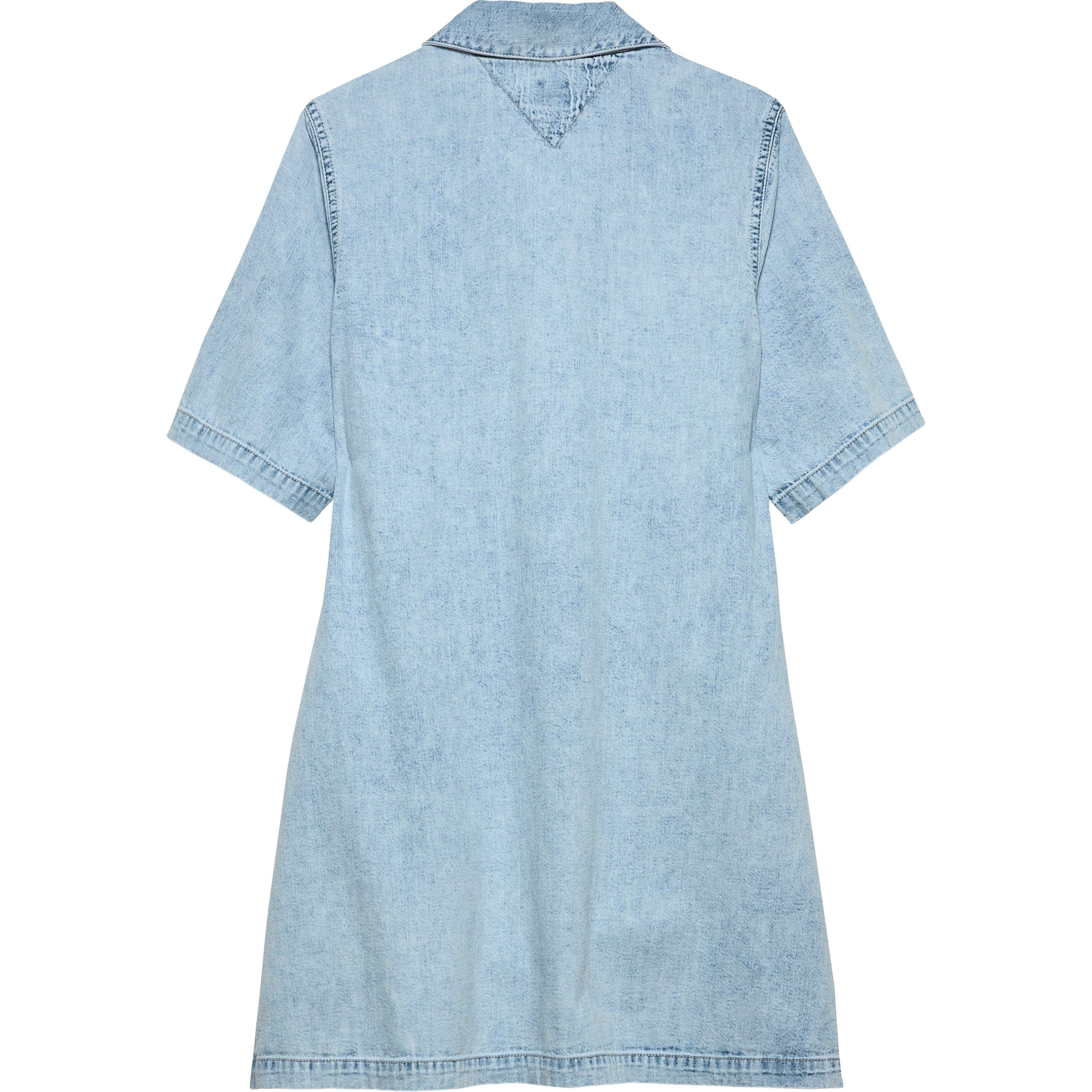 Denim Light - Tommy Jeans - Women's TJ Denim A-Line Dress - 7