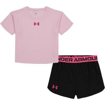 Under Armour UA 2 Piece T-Shirt and Shorts Set Infant Girls