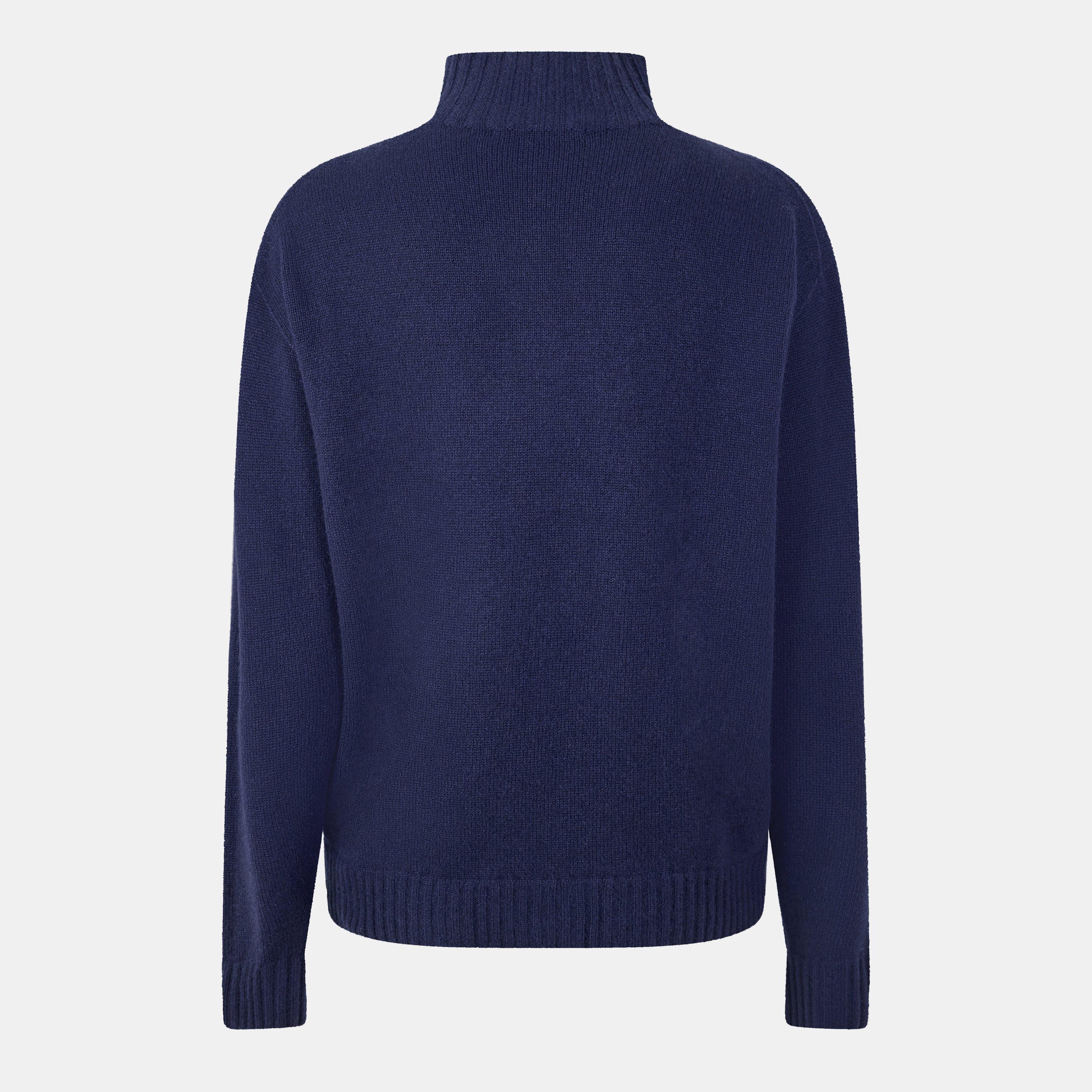 Navy Blue - Lacoste - Tricot Crew Neck Jumper - 2