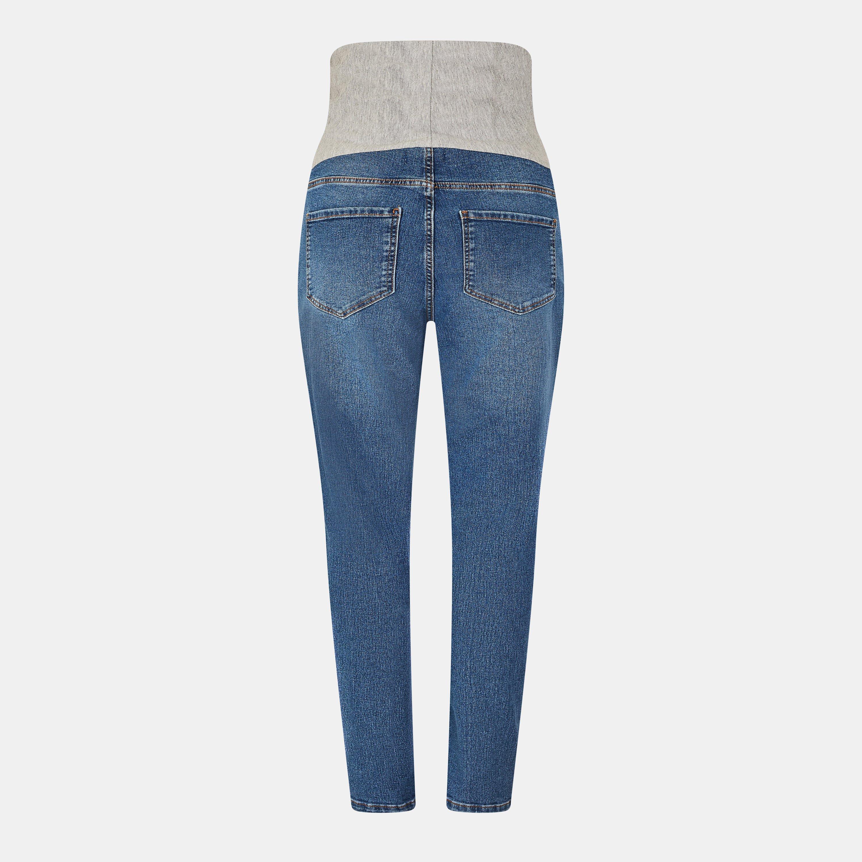 Med Blue Denim - Mamalicious - Mom Jeans - 2