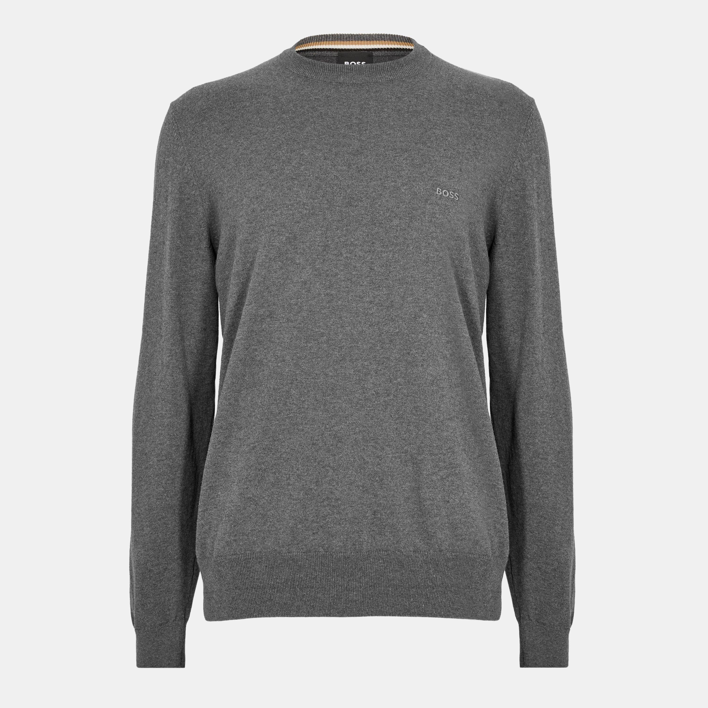 Men's Pascas Cotton Long Sleeve Crew Neck Jumper