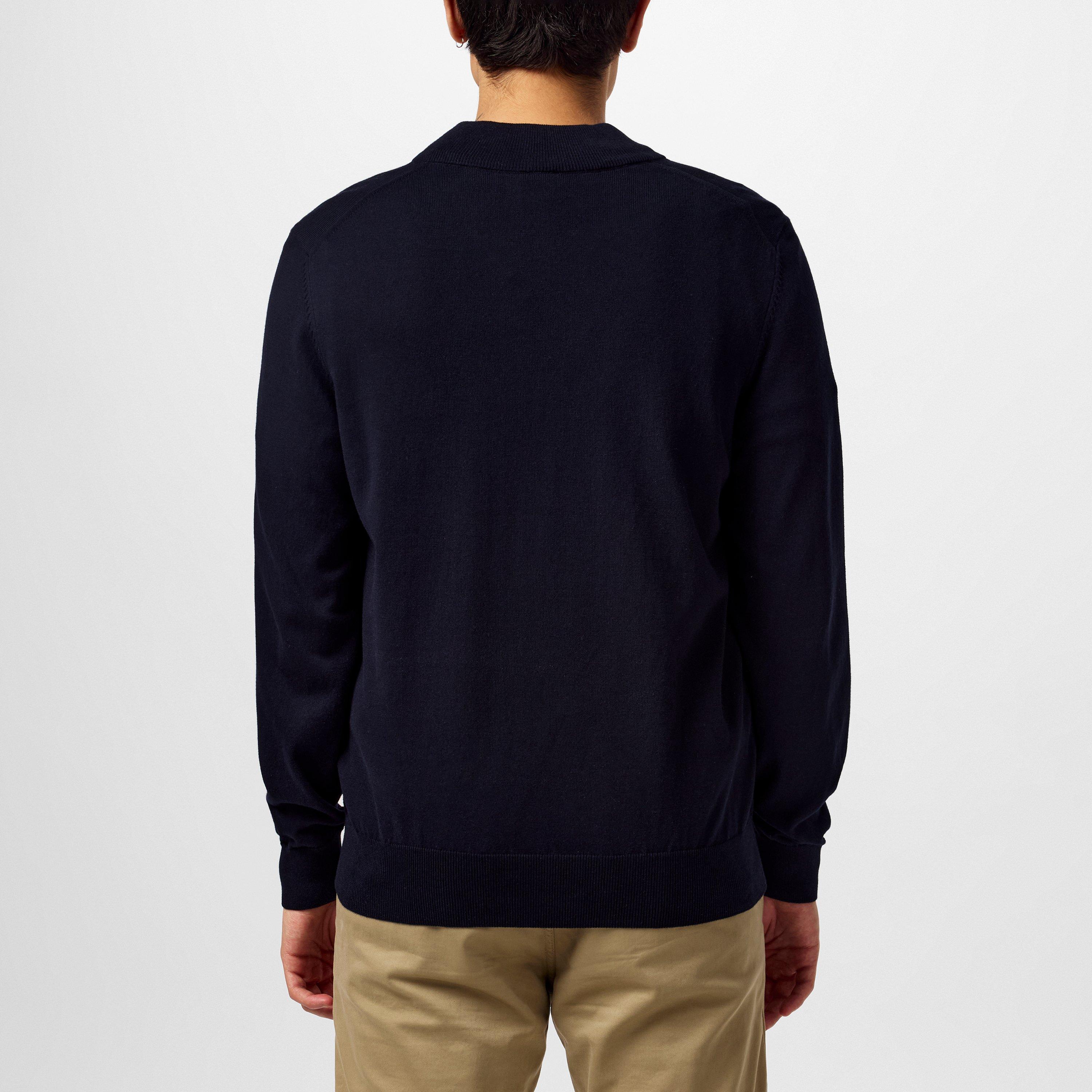 Dark Blue 404 - Boss - Men's Padro-L Zipped Quarter-Zip Jumper - 4
