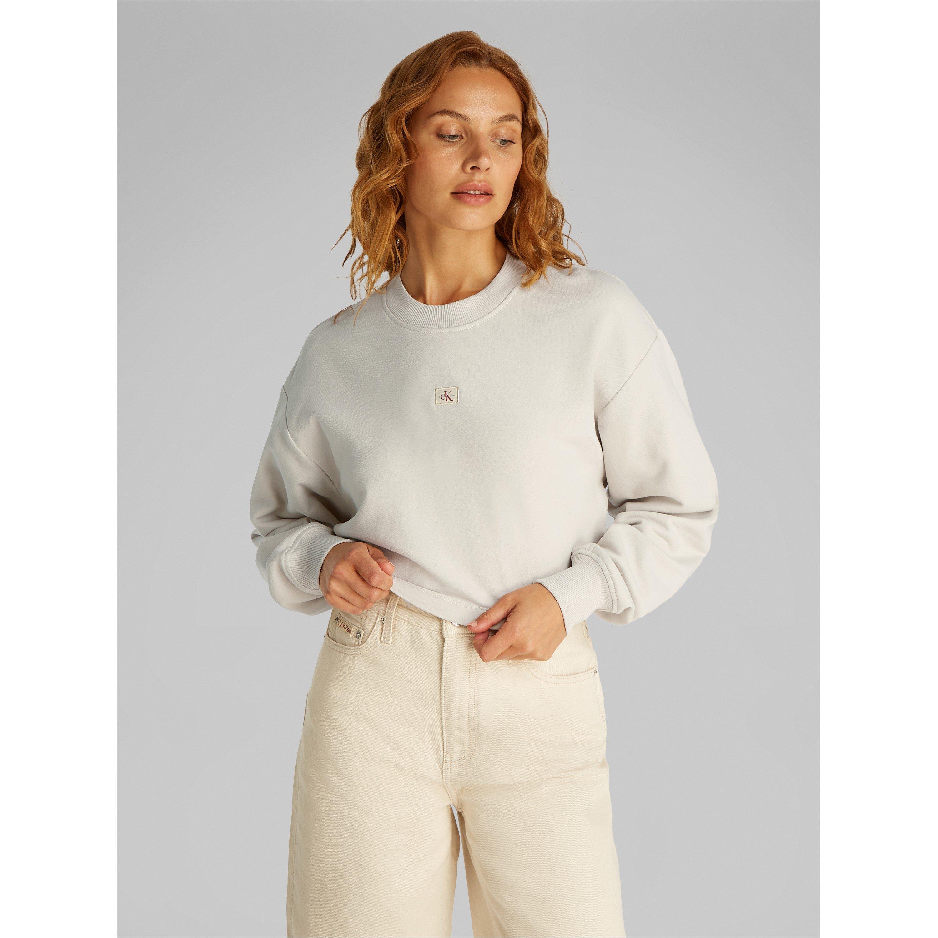 Giz - Calvin Klein Jeans - Women's Cropped Sweatshirt - 2