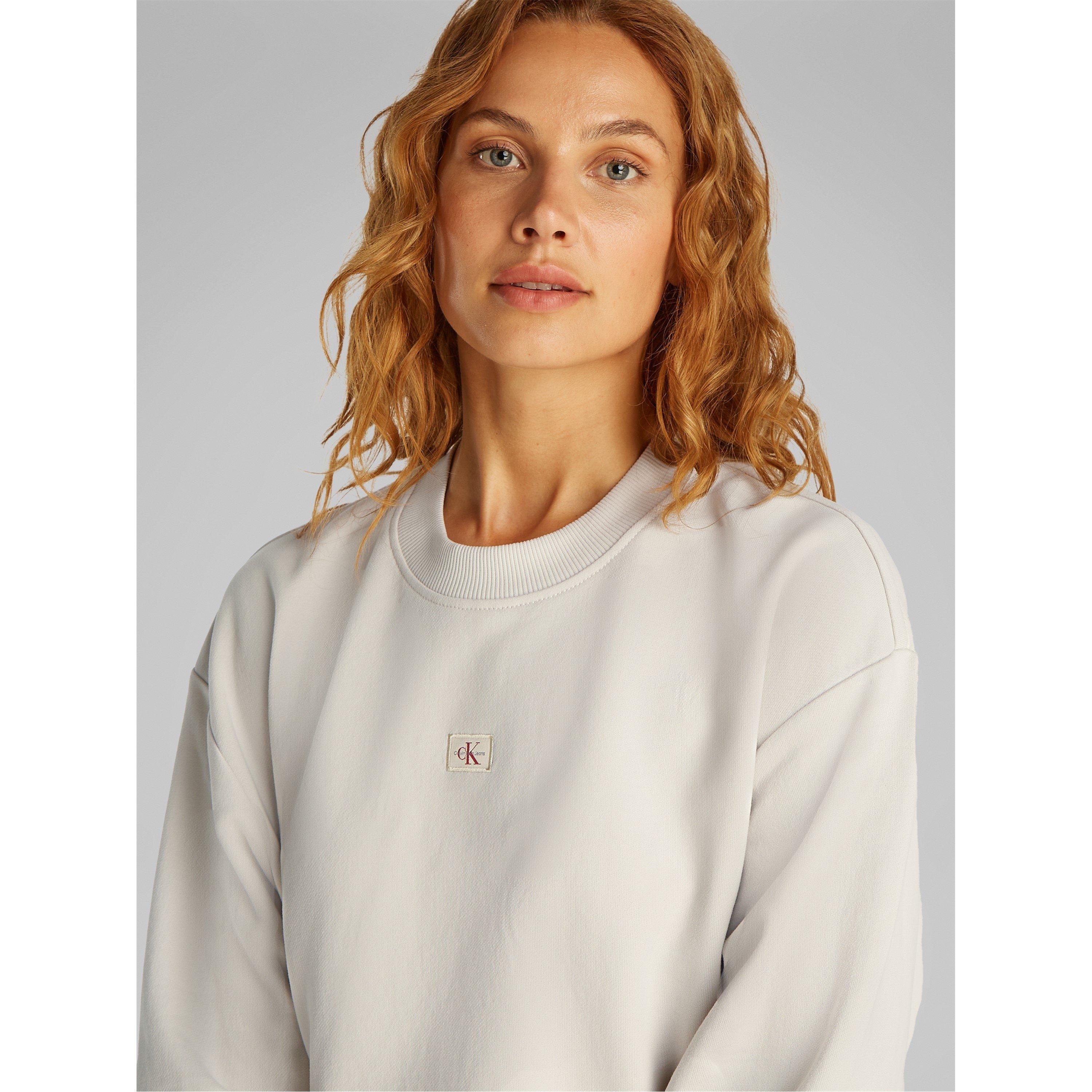 Giz - Calvin Klein Jeans - Women's Cropped Sweatshirt - 5