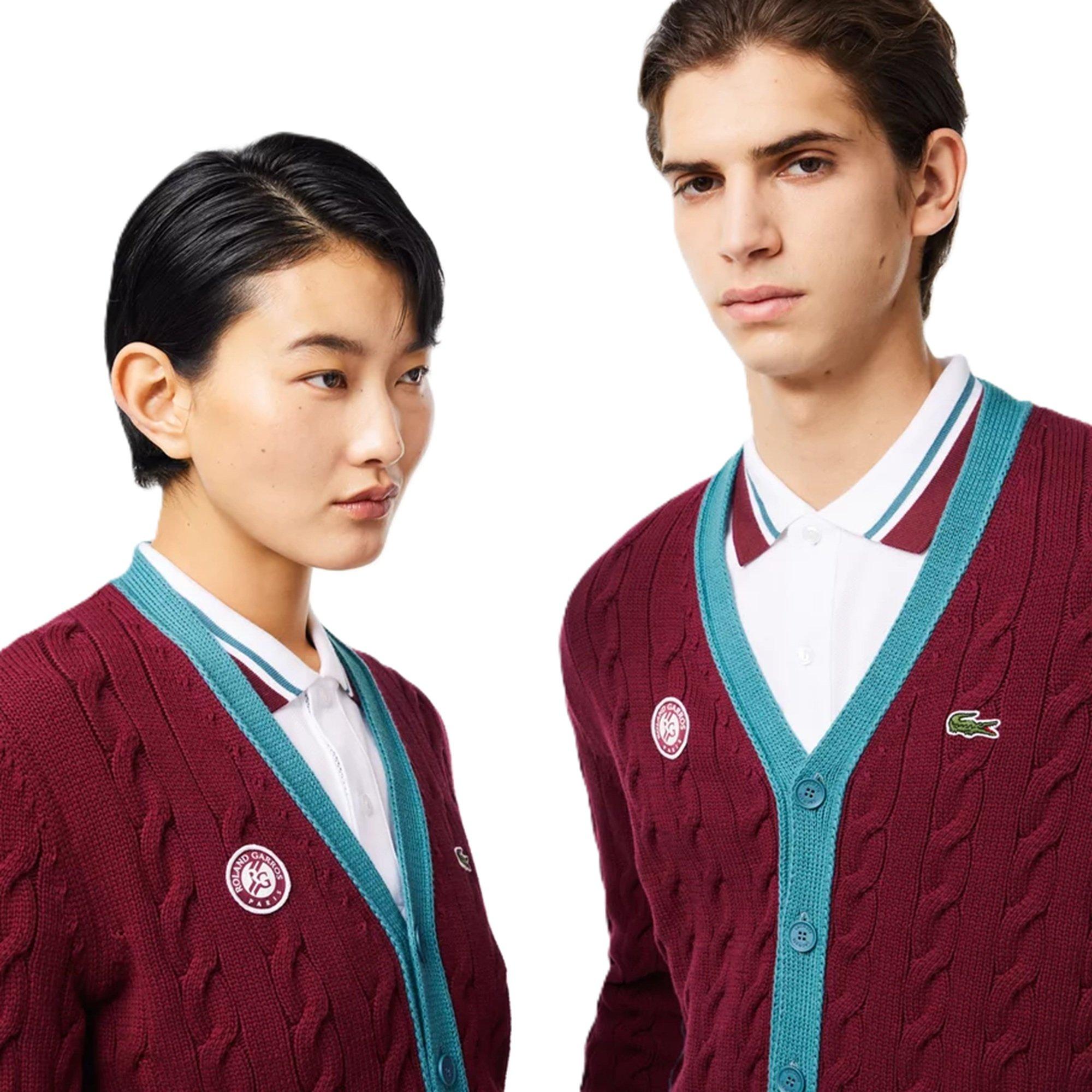Spleen/Hydro - Lacoste - Men's Garros Cardigan - 3