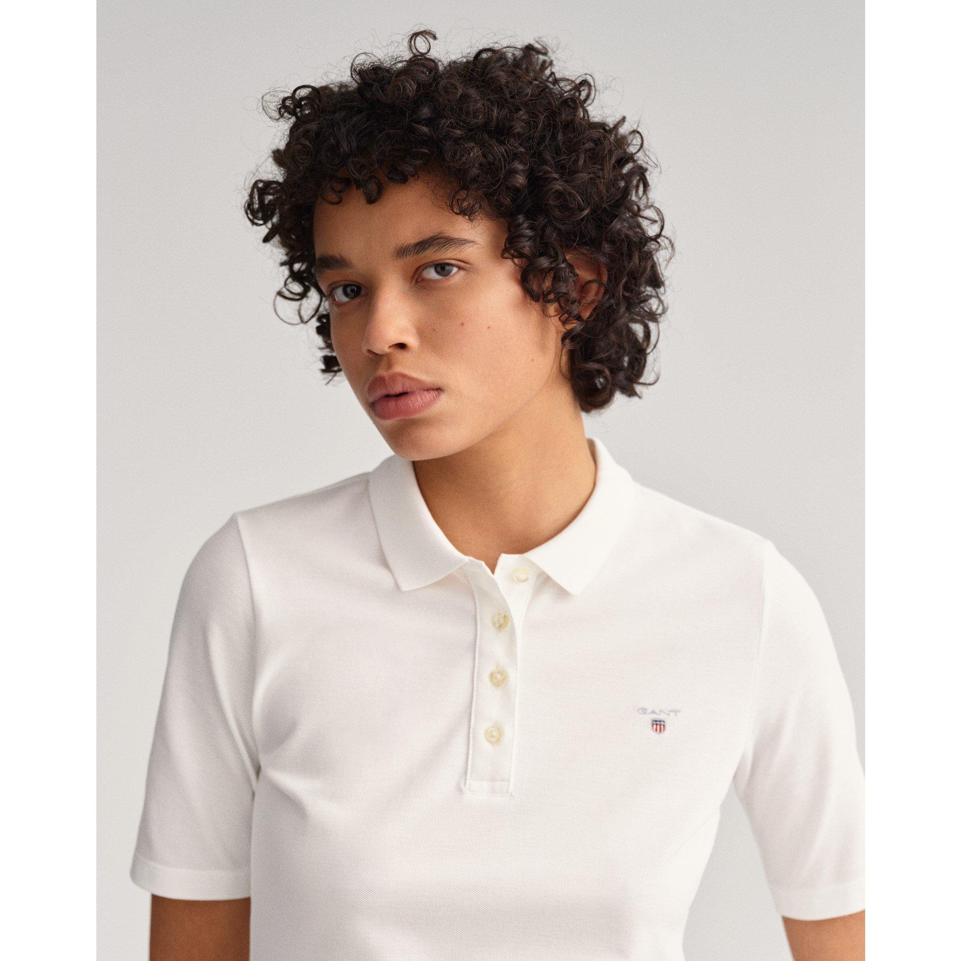 110 WEISS - Gant - Original Long Short-Sleeved Piqué Polo - 4