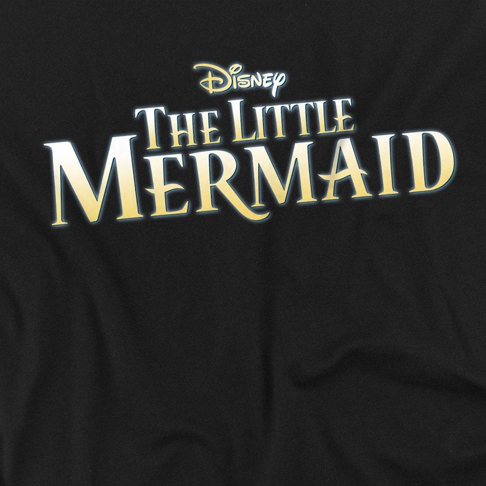 Black - Disney - The Little Mermaid Logo Long Sleeve T-Shirt Black - 2