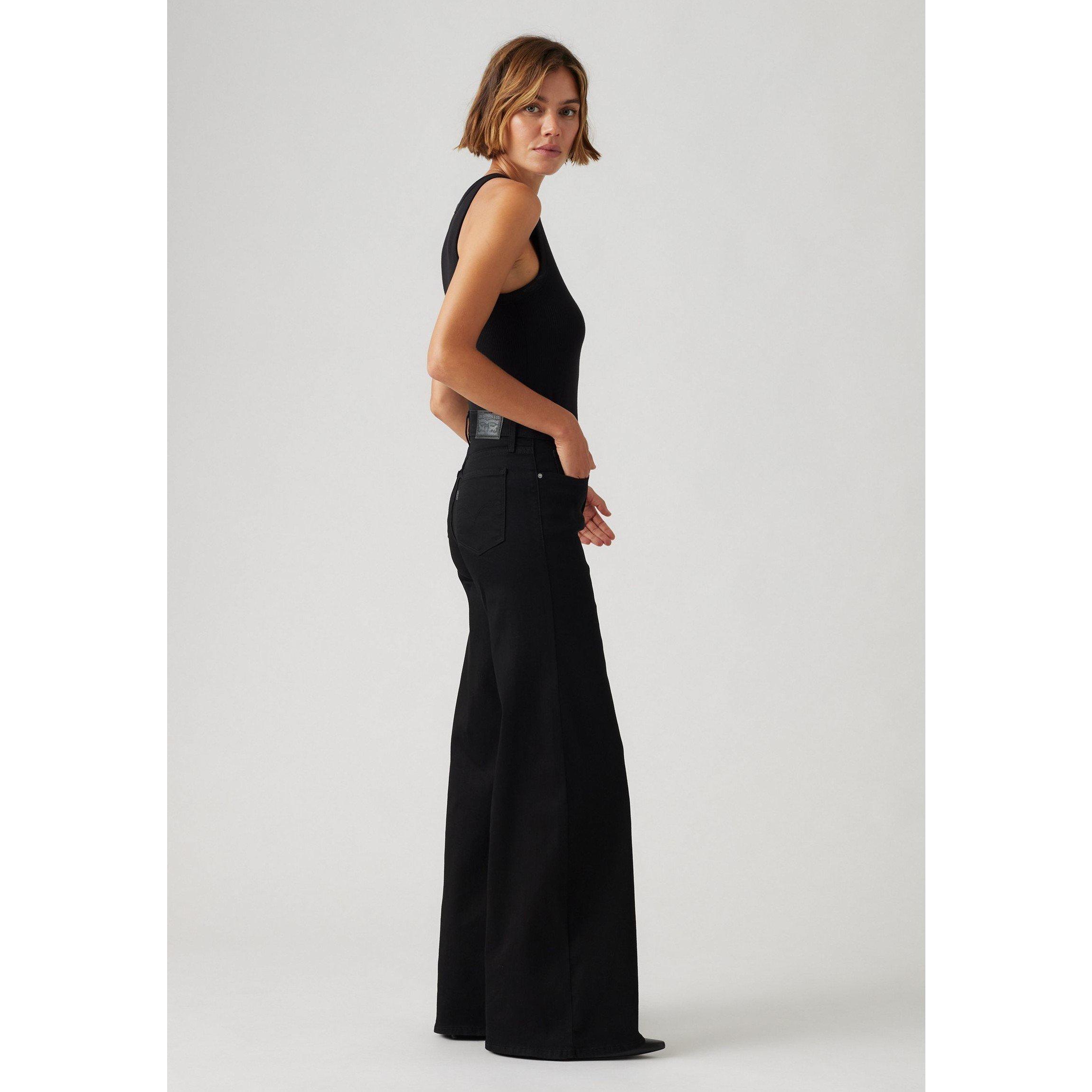 Noir doux - Levis - 318 Shaping Wide Leg Soft Blac - 4