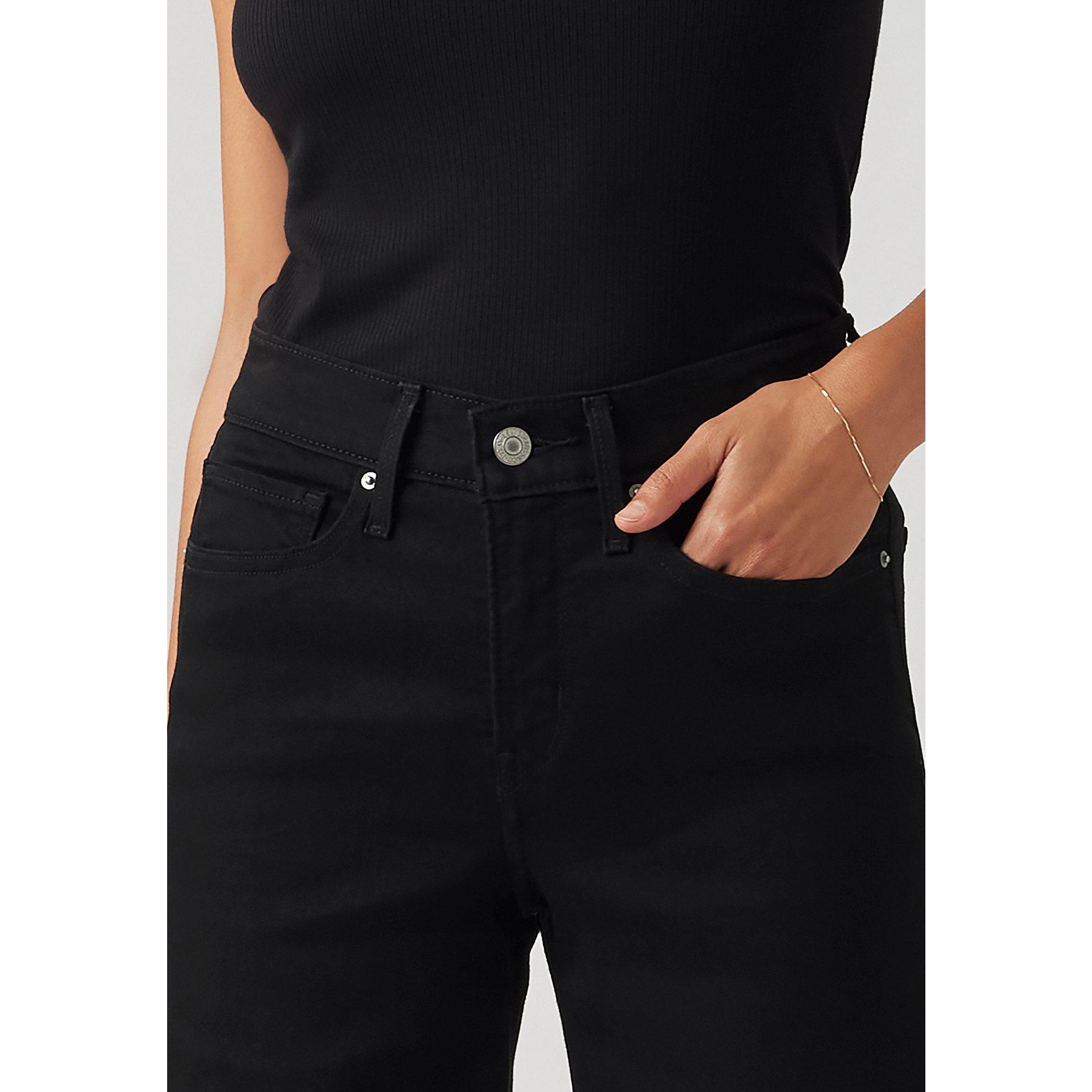 Noir doux - Levis - 318 Shaping Wide Leg Soft Blac - 5