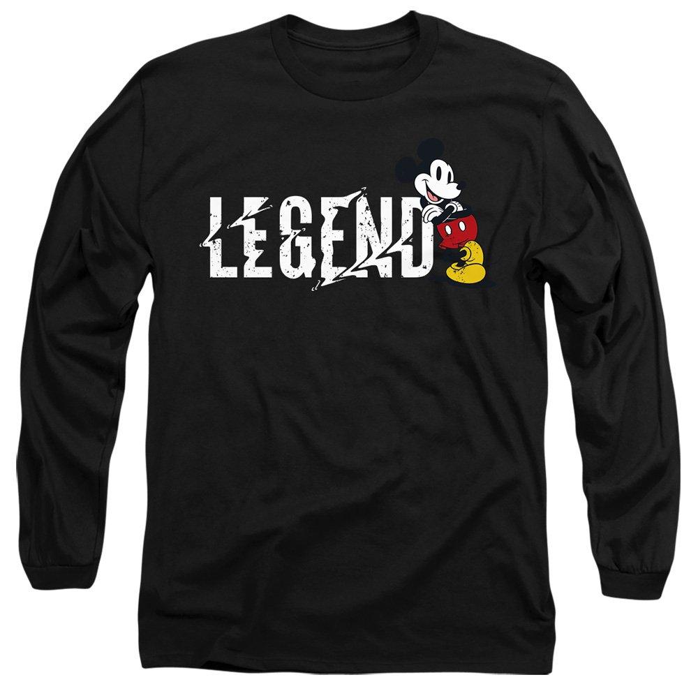 Black - Disney - Mickey Mouse Fathers Day Legend Long Sleeve T-Shi - 1