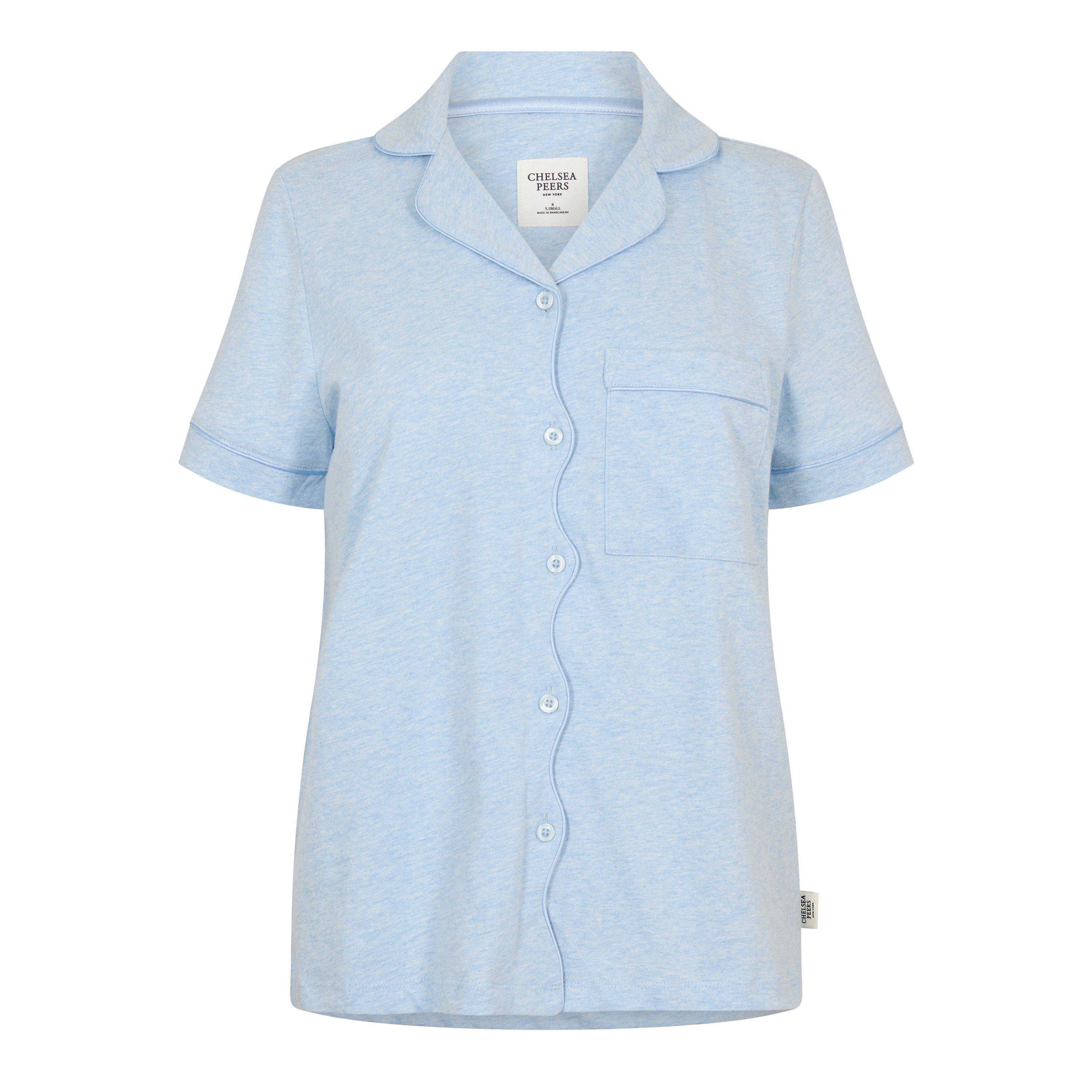 Plain - Chelsea Peers - Womens Cotton Short Sleeve Pyjama Sets - 6