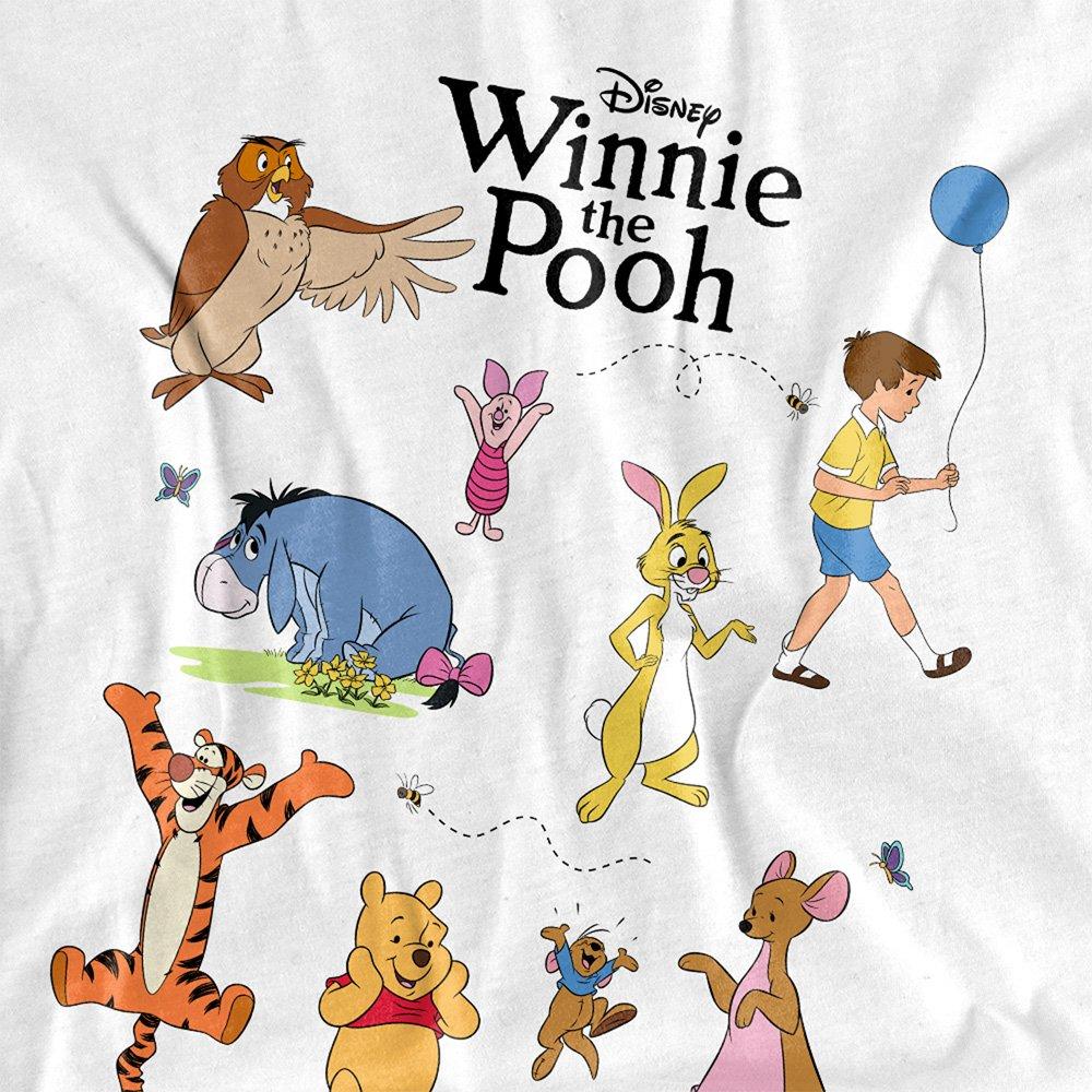 White - Disney - Winnie The Pooh Characters T-Shirt White - 2