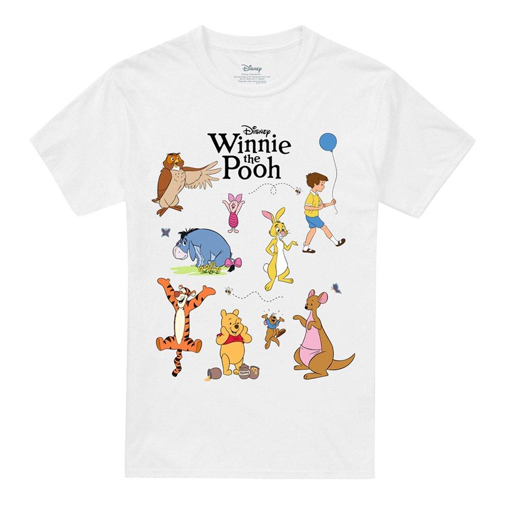 White - Disney - Winnie The Pooh Characters T-Shirt White - 4