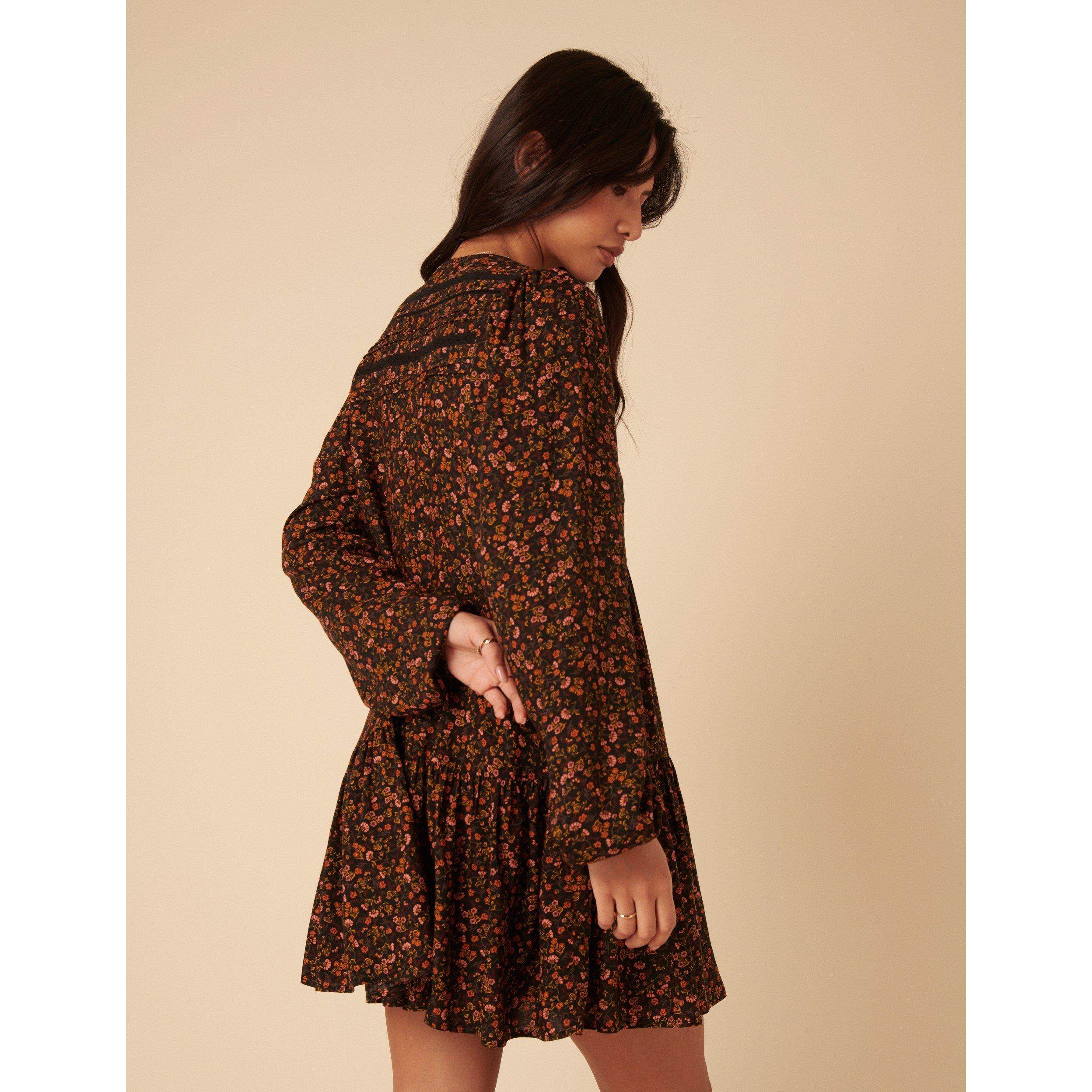 Multi - Nobodys Child - Women's Marley Ditsy Mini Dress - 5