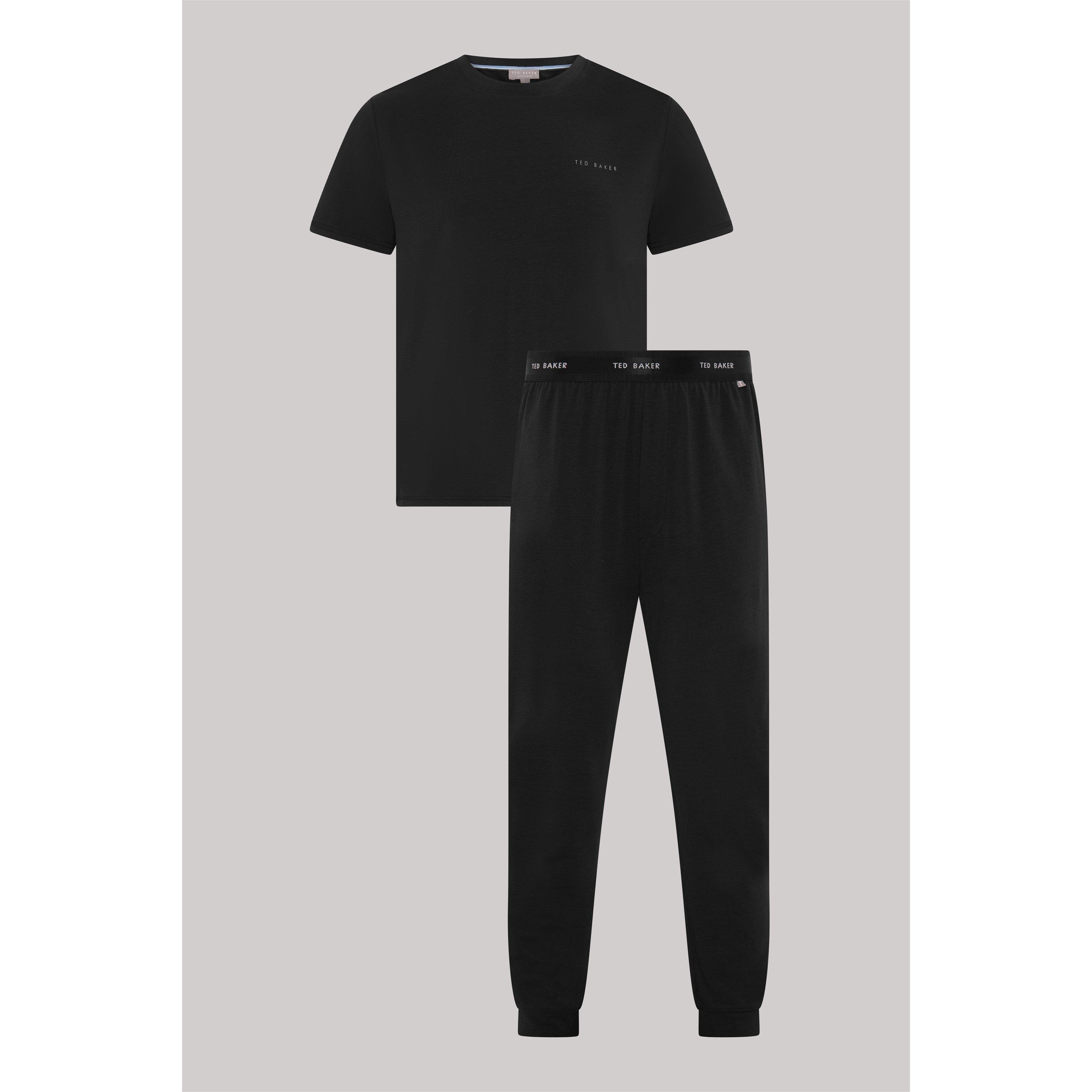 Black - Ted Baker - T Shirt and Jogger Set - 1