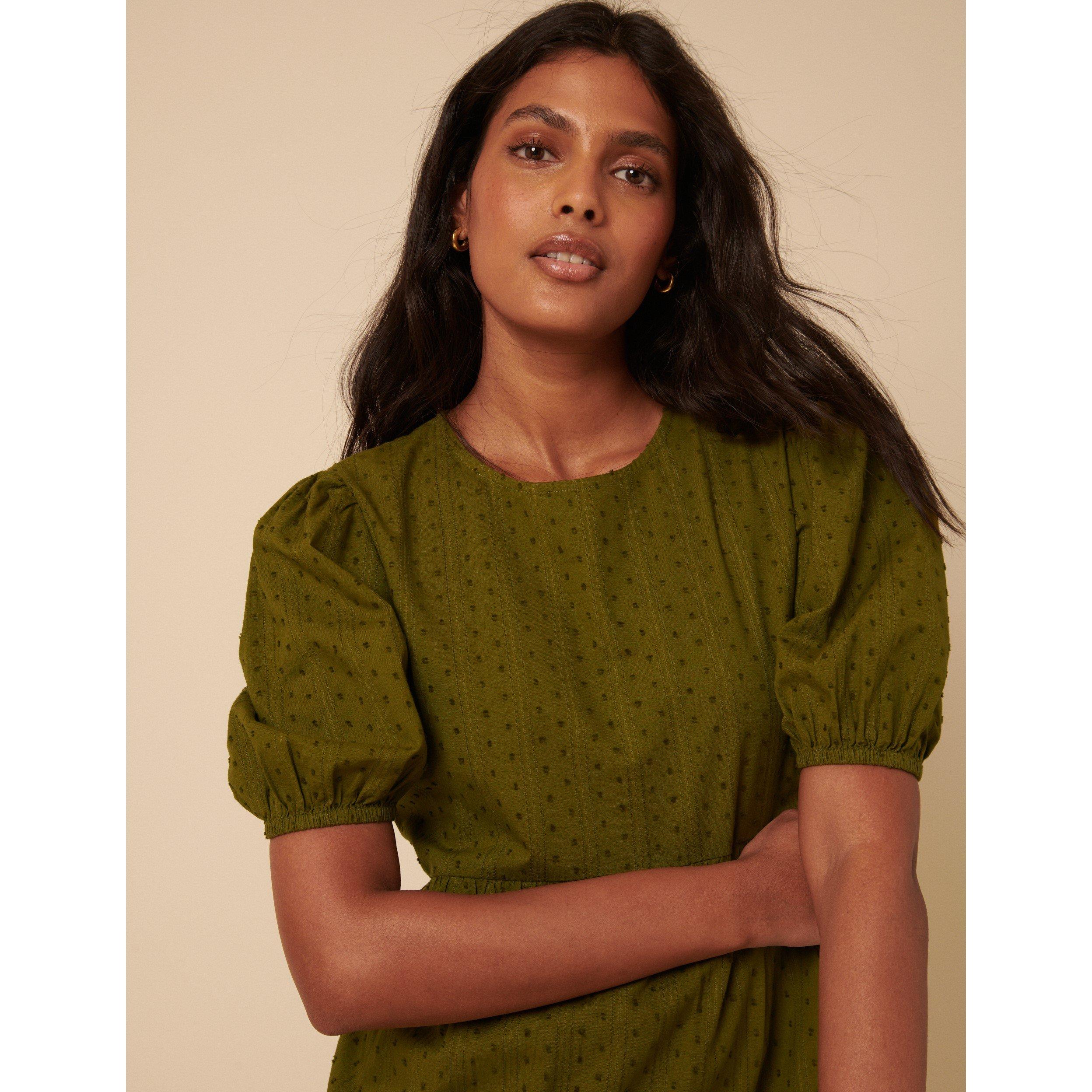 Green - Nobodys Child - Women's Betty A-Line Dress - 3